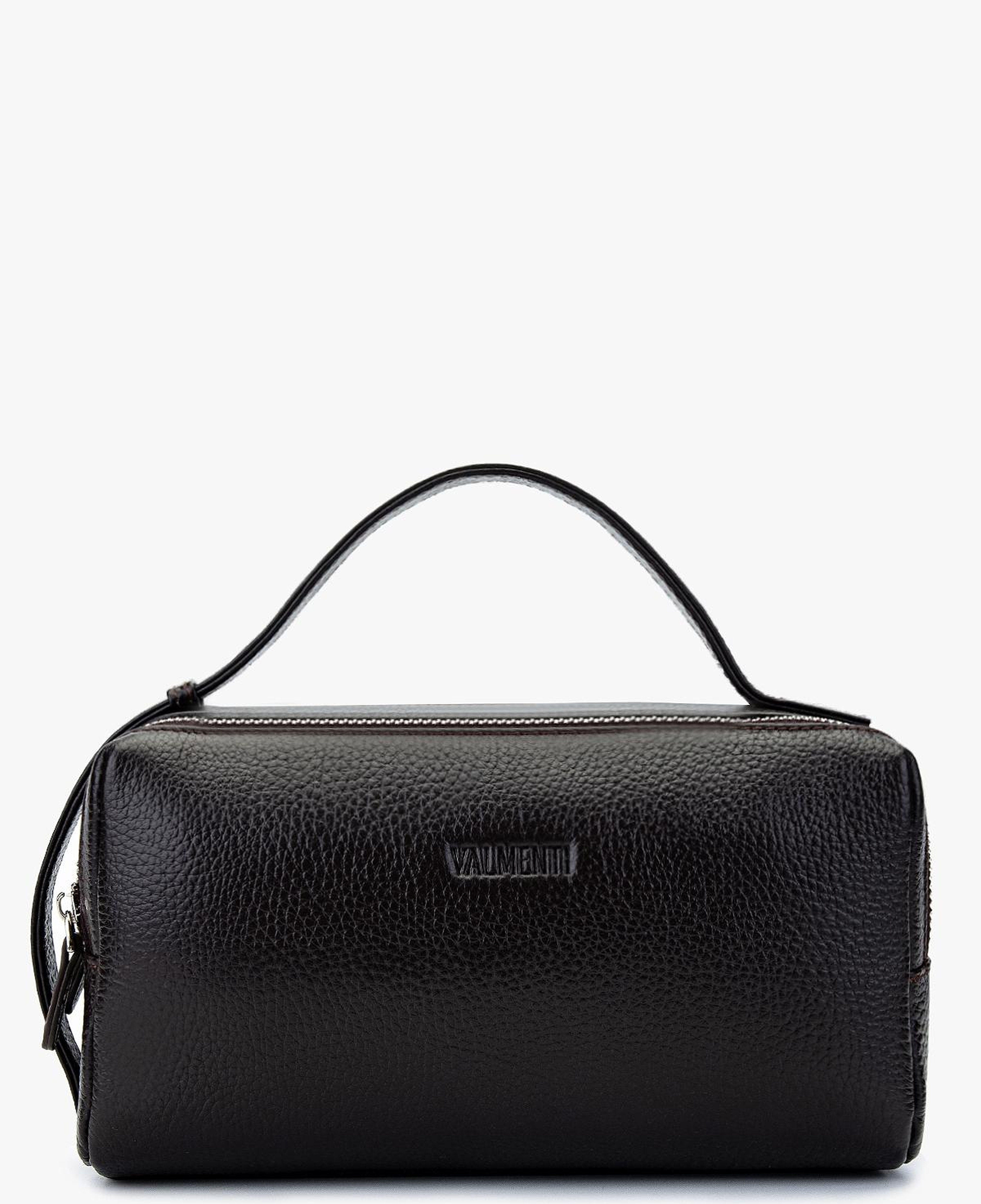 Valmenti Erkek Hakiki Deri Kahverengi El Çantası