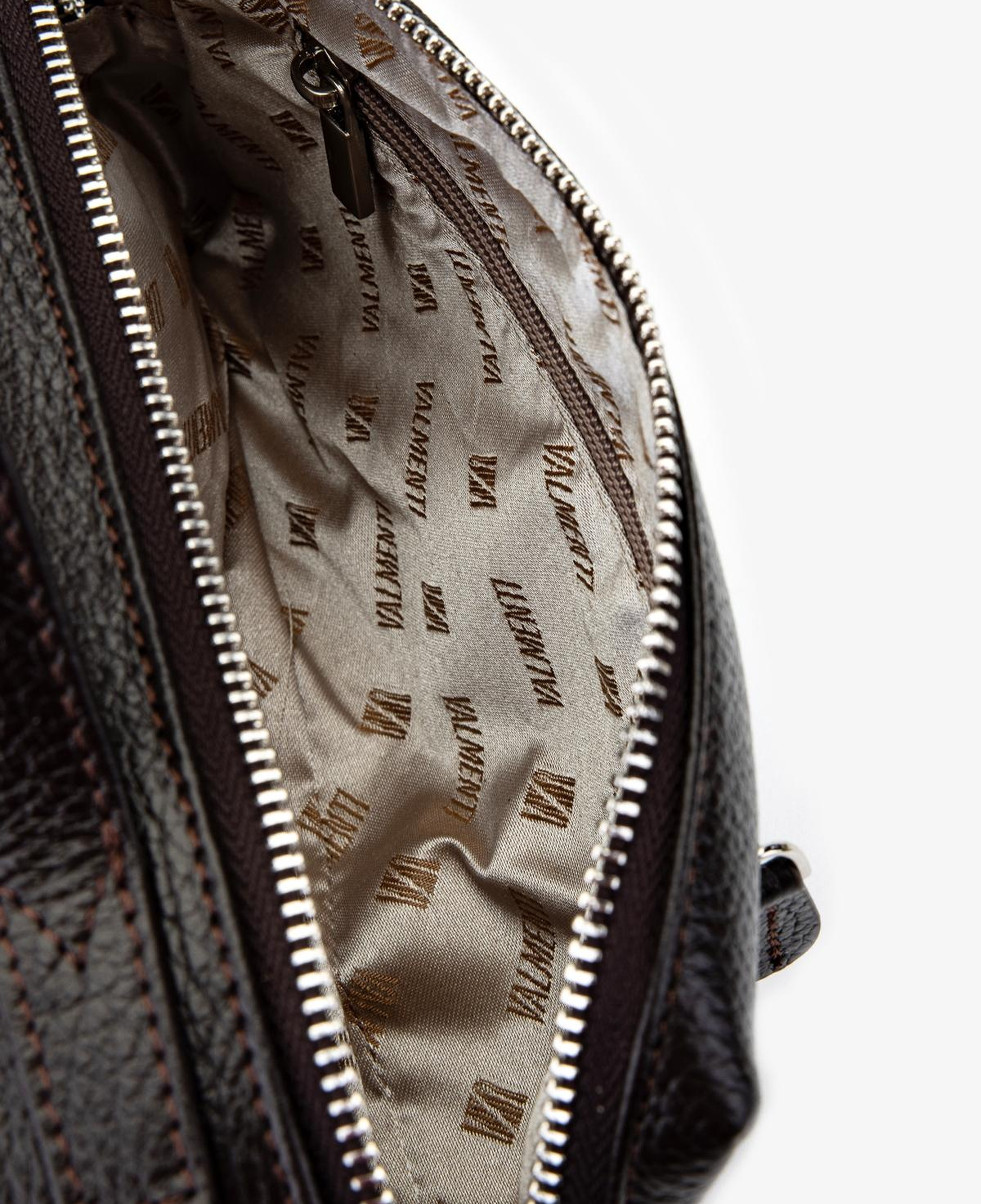 Valmenti Erkek Hakiki Deri Kahverengi El Çantası