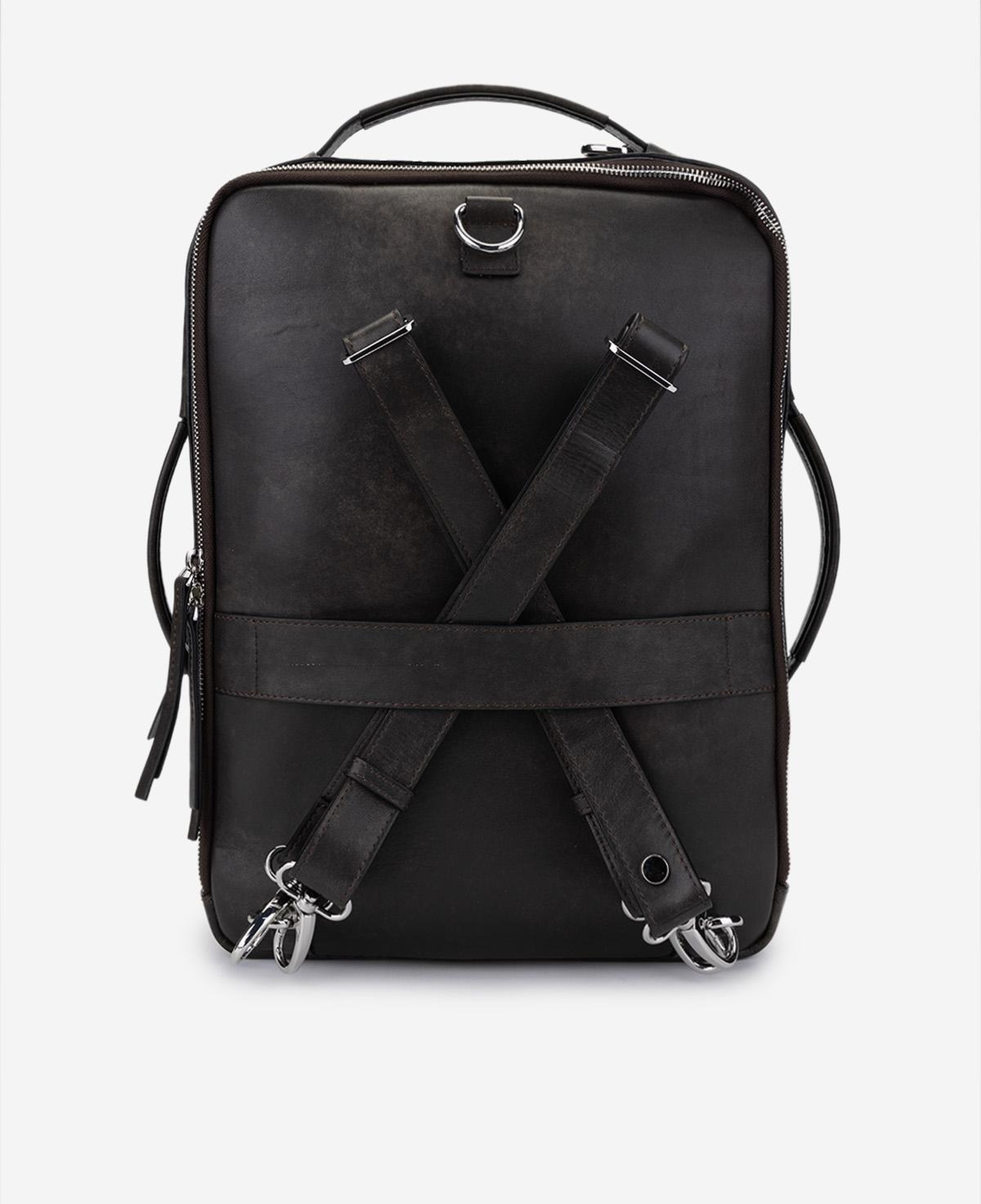 Valmenti Erkek Hakiki Deri Viski Eskitme Sırt & Evrak Çantası