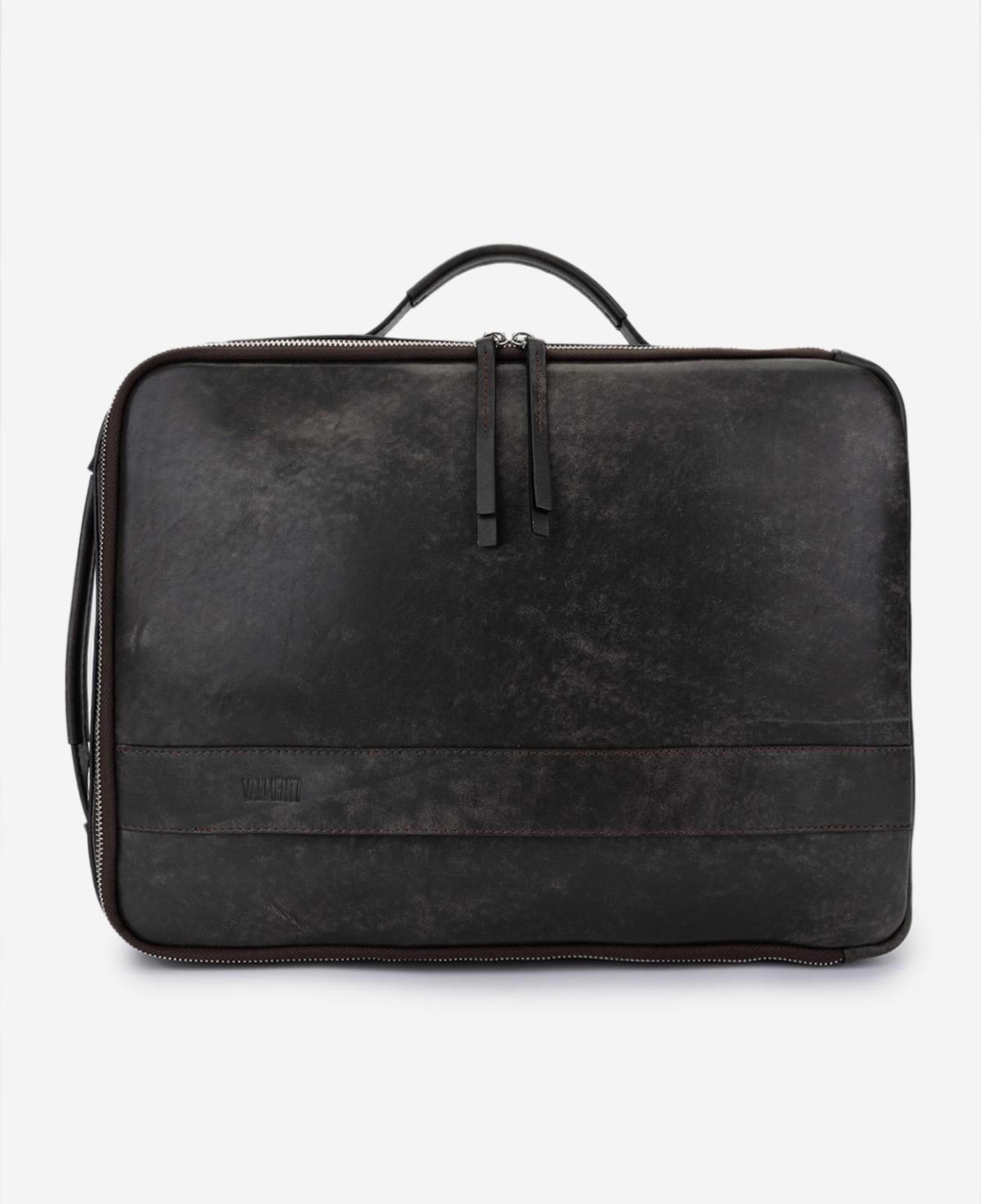 Valmenti Erkek Hakiki Deri Viski Eskitme Sırt & Evrak Çantası