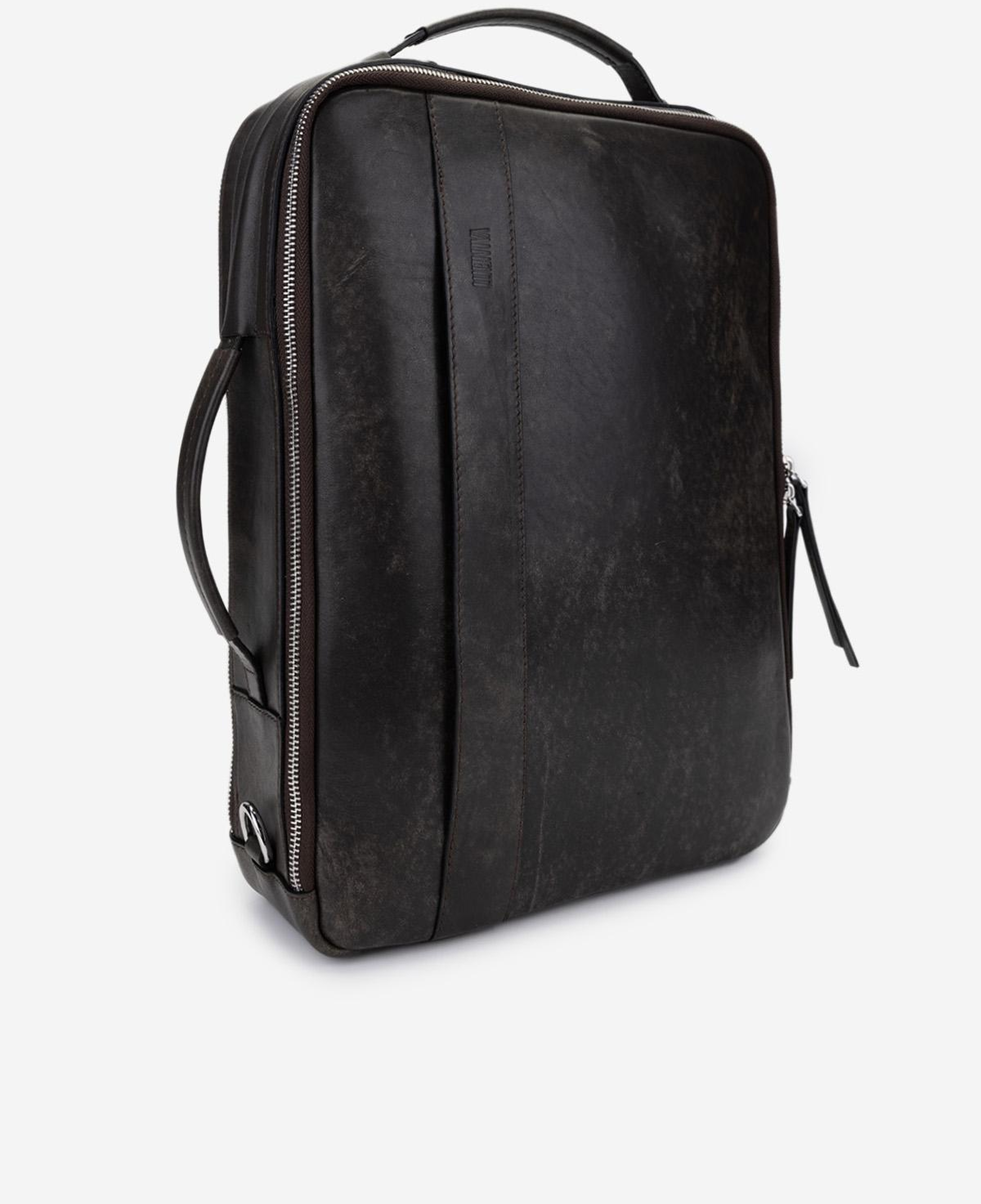 Valmenti Erkek Hakiki Deri Viski Eskitme Sırt & Evrak Çantası