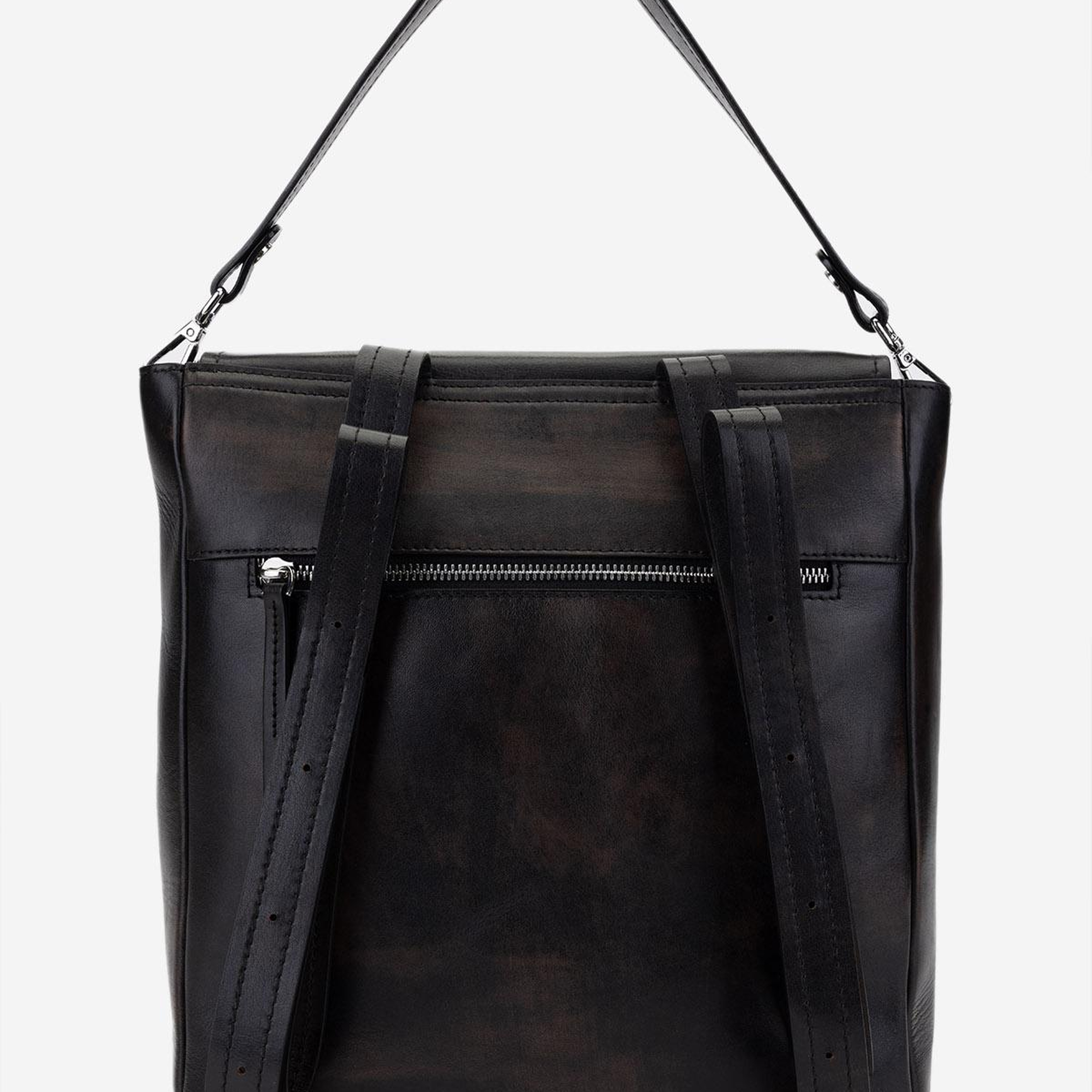 Valmenti Erkek Hakiki Deri Kızıl Eskitme Sırt Çantası