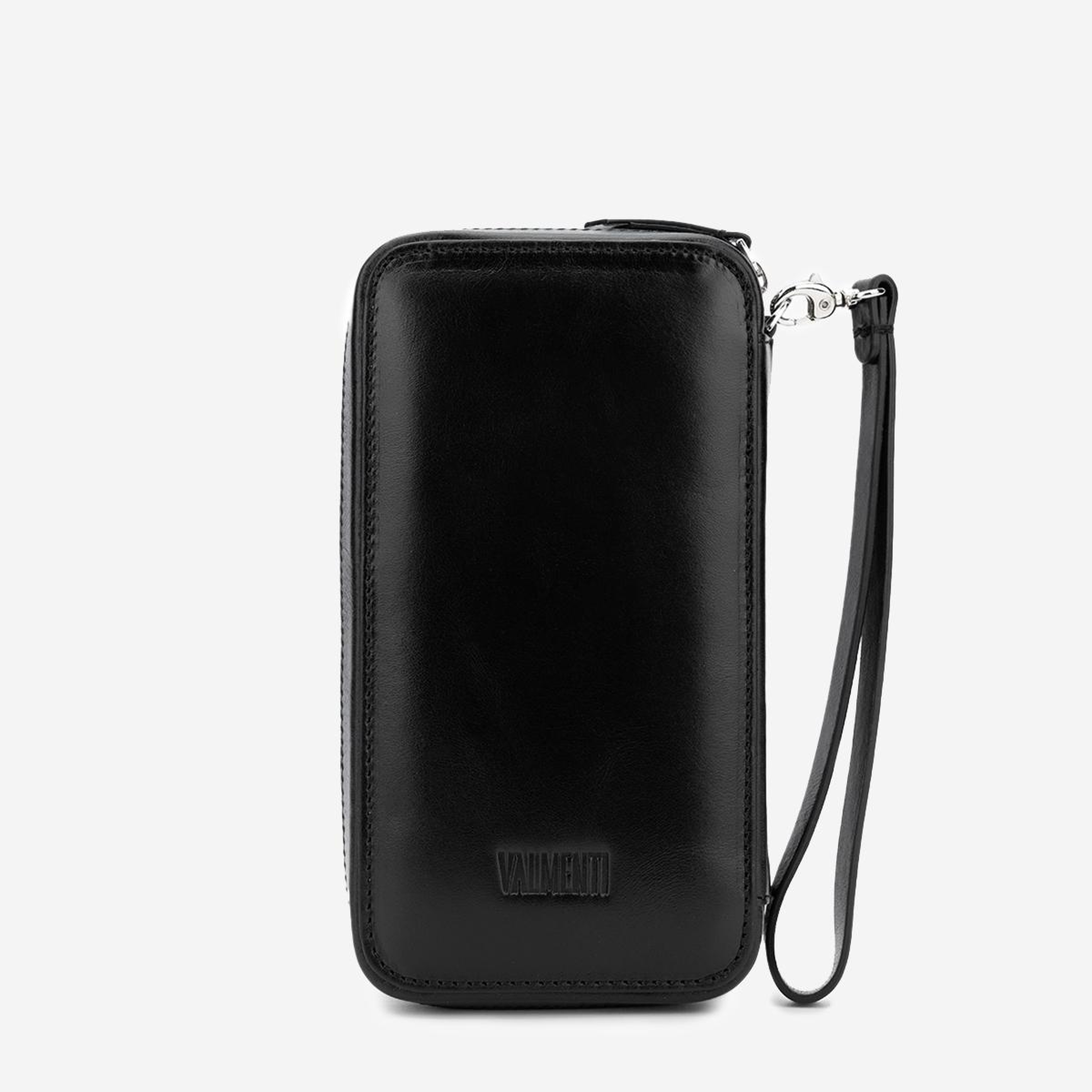 Valmenti Erkek Hakiki Deri Siyah El Çantası