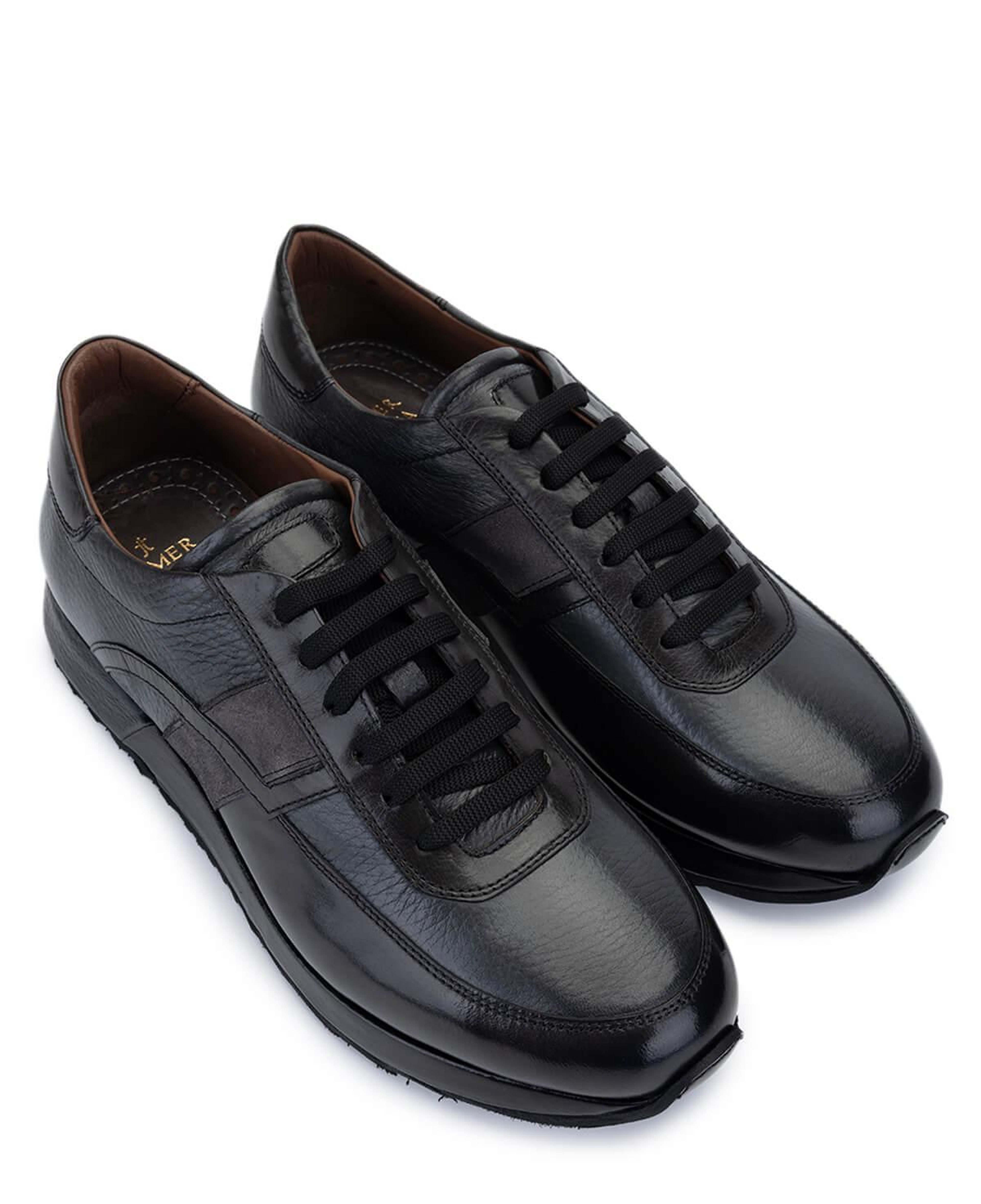 Tamer Tanca Erkek Hakiki Deri Gri Sneakers & Spor Ayakkabı