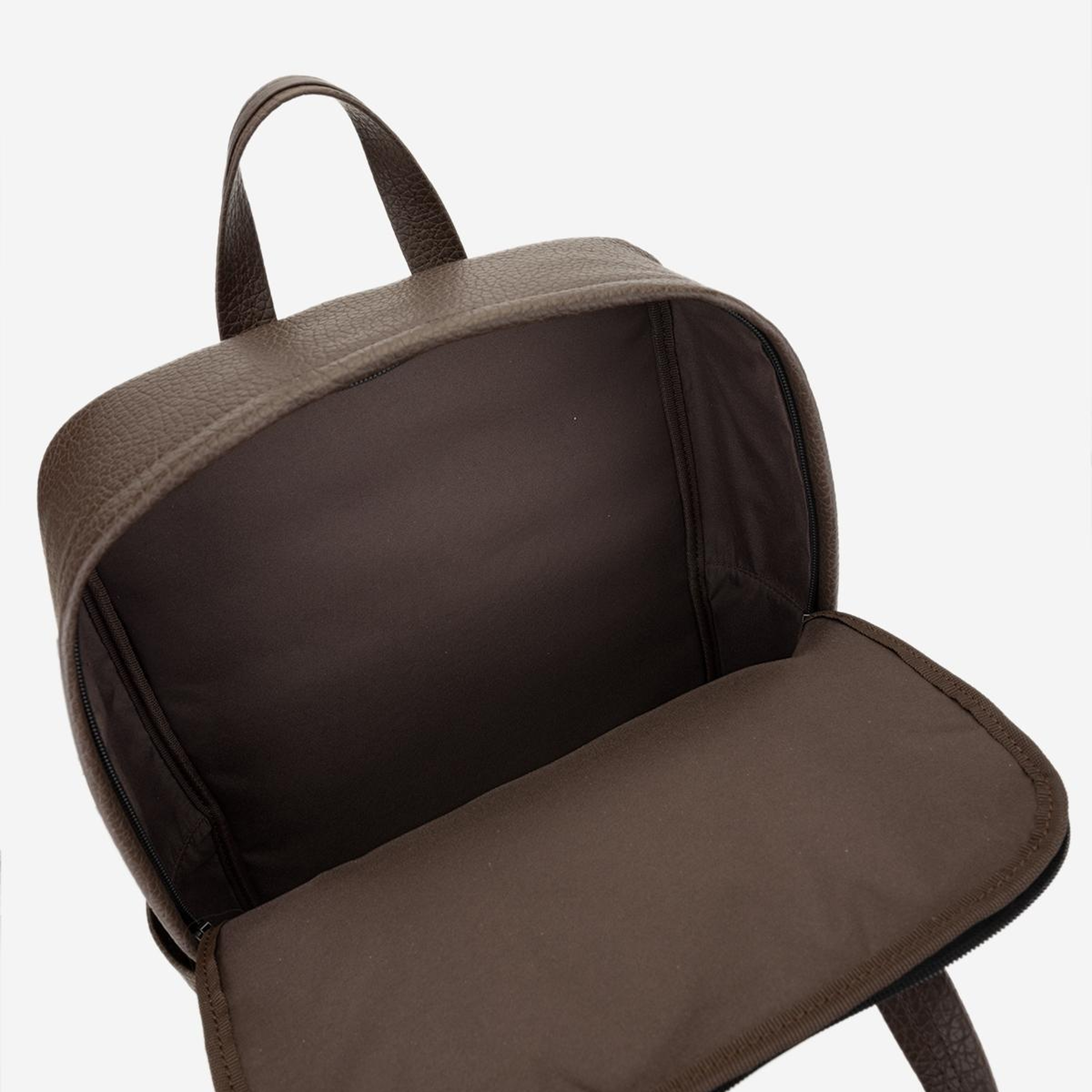 Valmenti Erkek Suni Deri Kahverengi Sırt Çantası