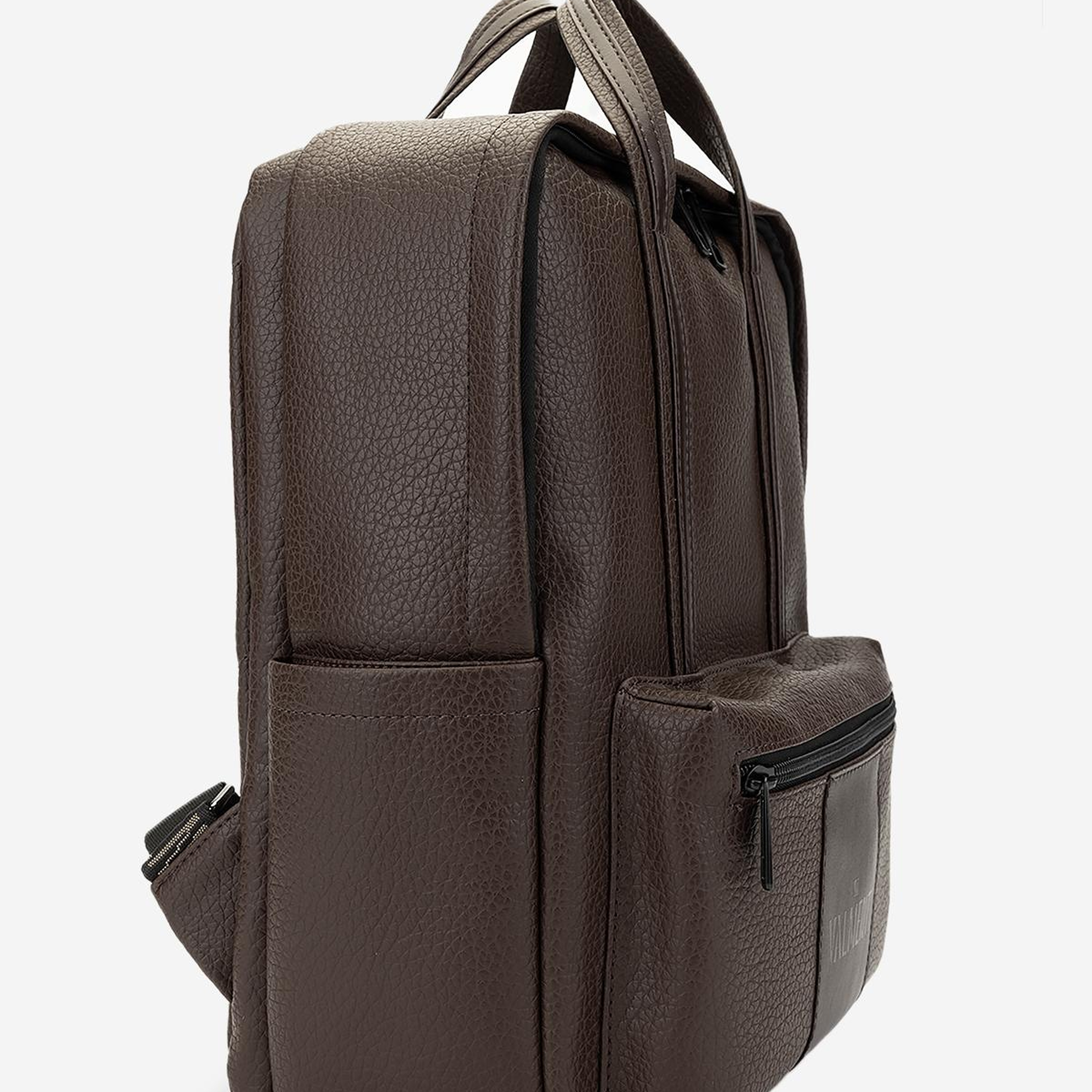 Valmenti Erkek Suni Deri Kahverengi Sırt Çantası