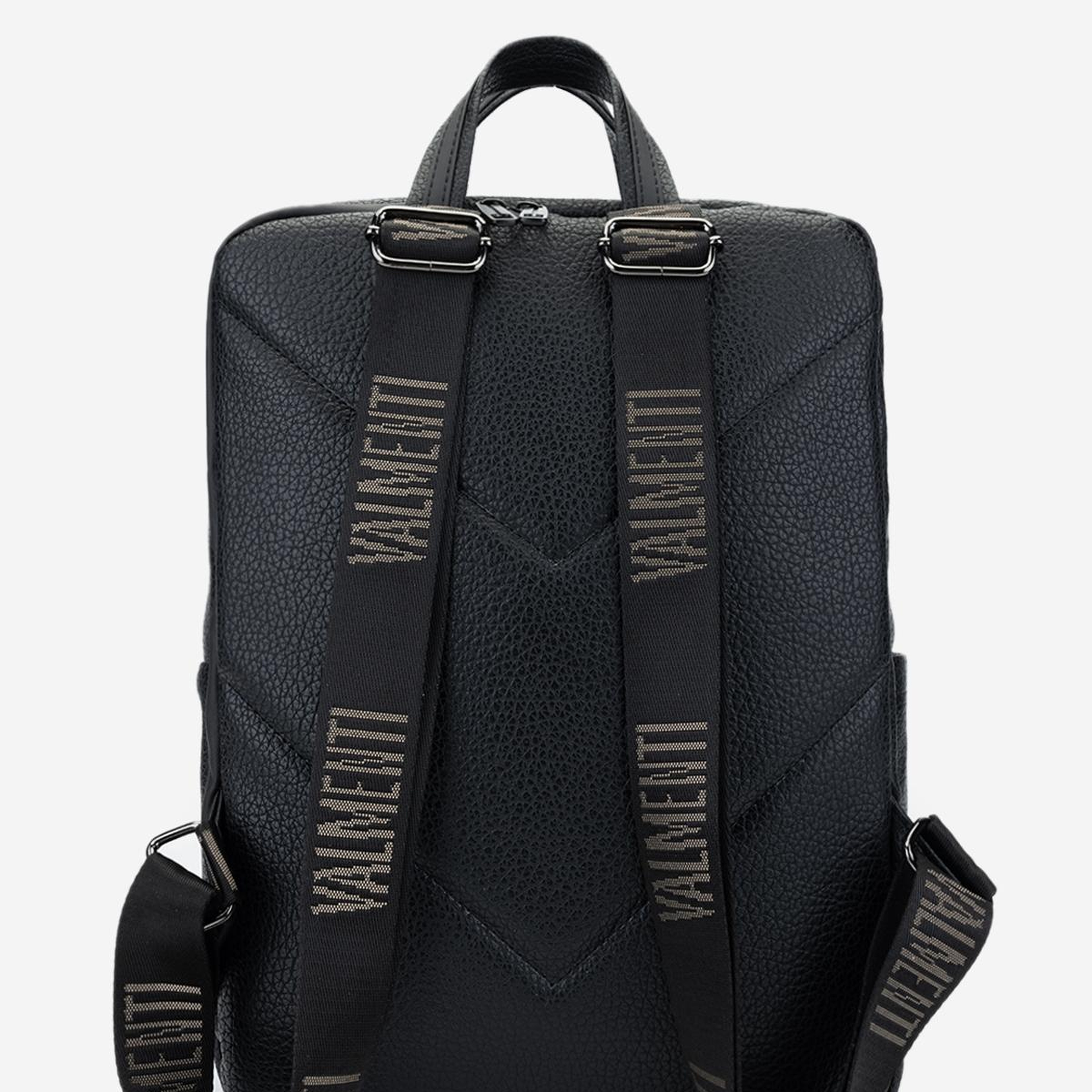 Valmenti Erkek Suni Deri Siyah Floter Sırt Çantası