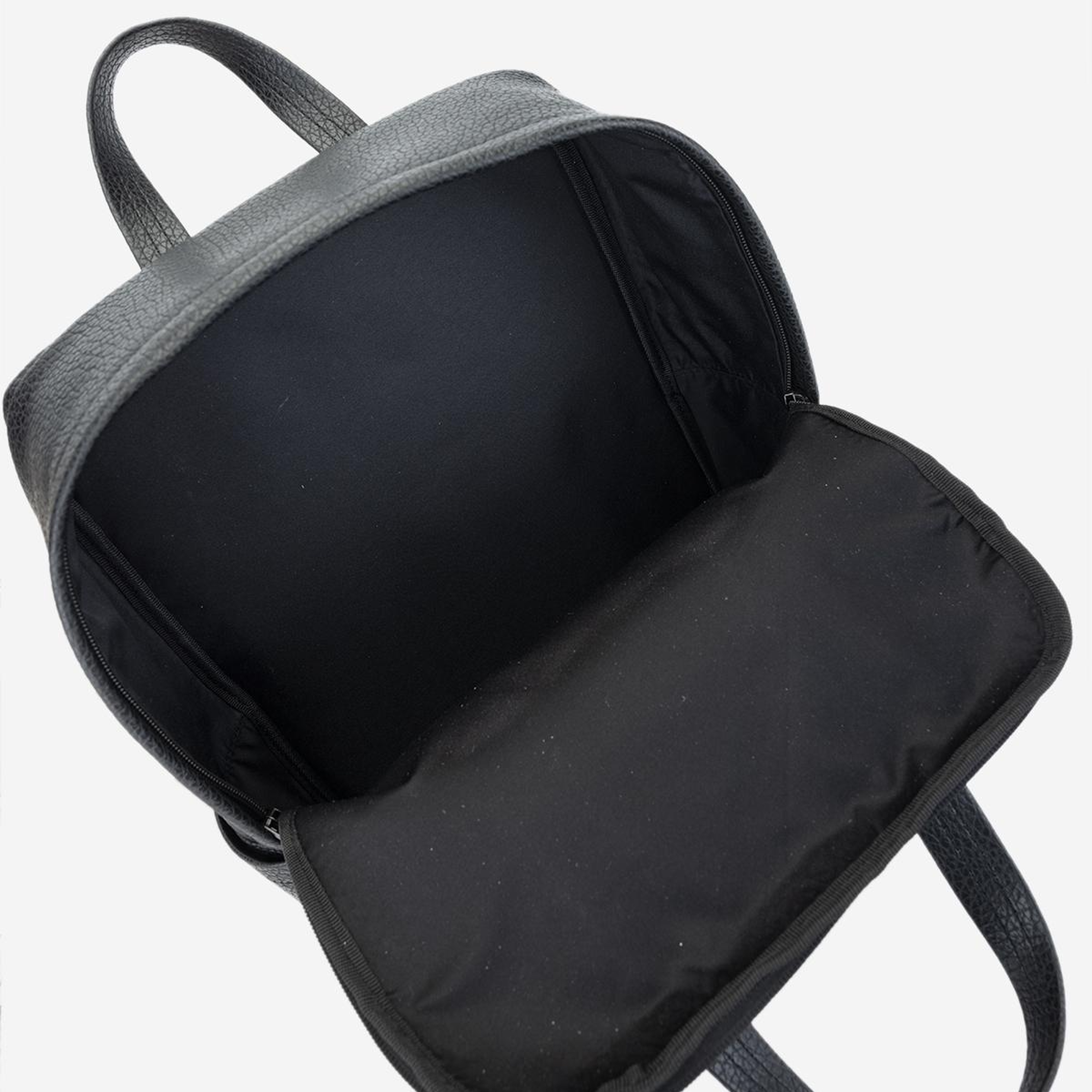 Valmenti Erkek Suni Deri Siyah Floter Sırt Çantası