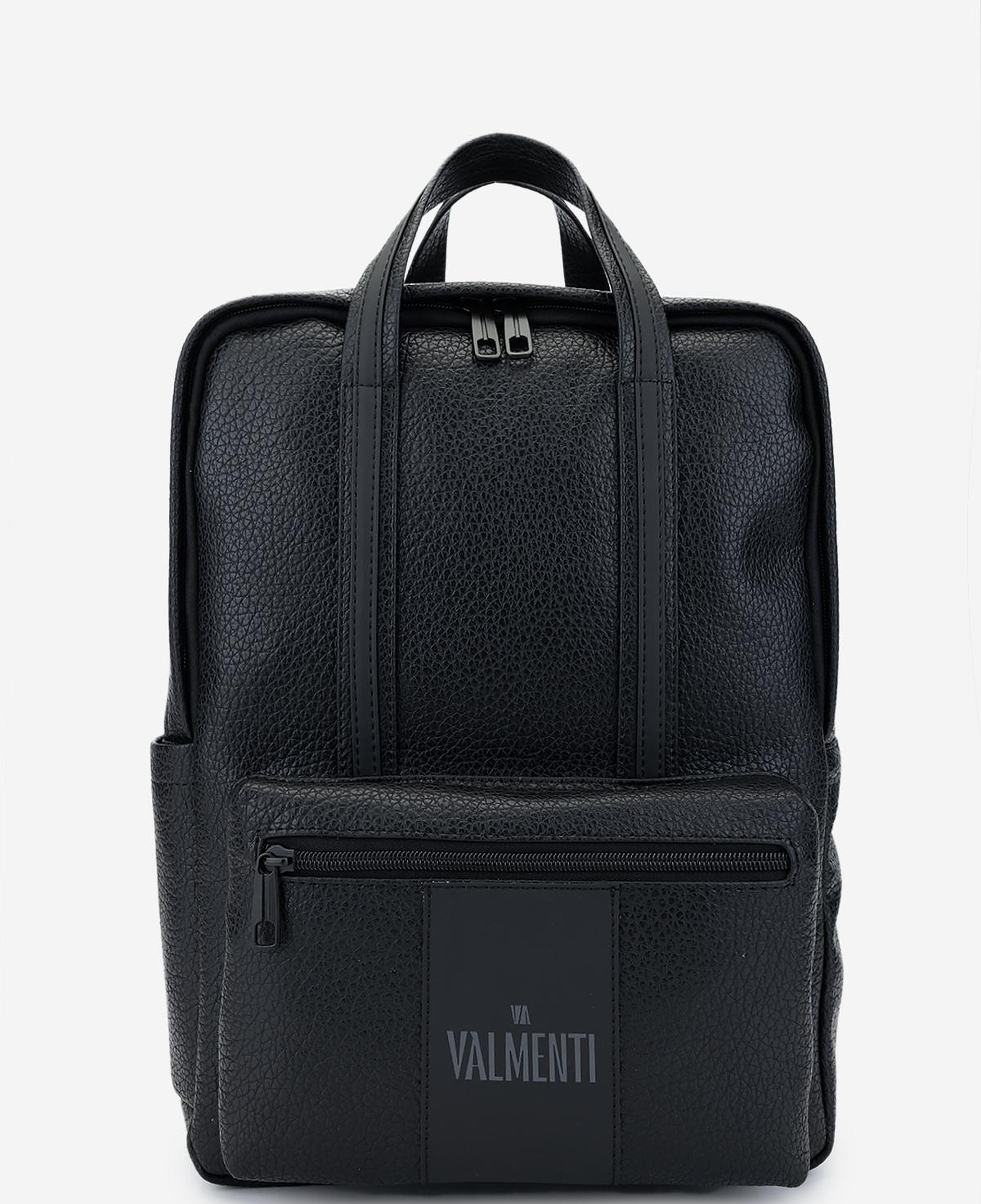 Valmenti Erkek Suni Deri Siyah Floter Sırt Çantası