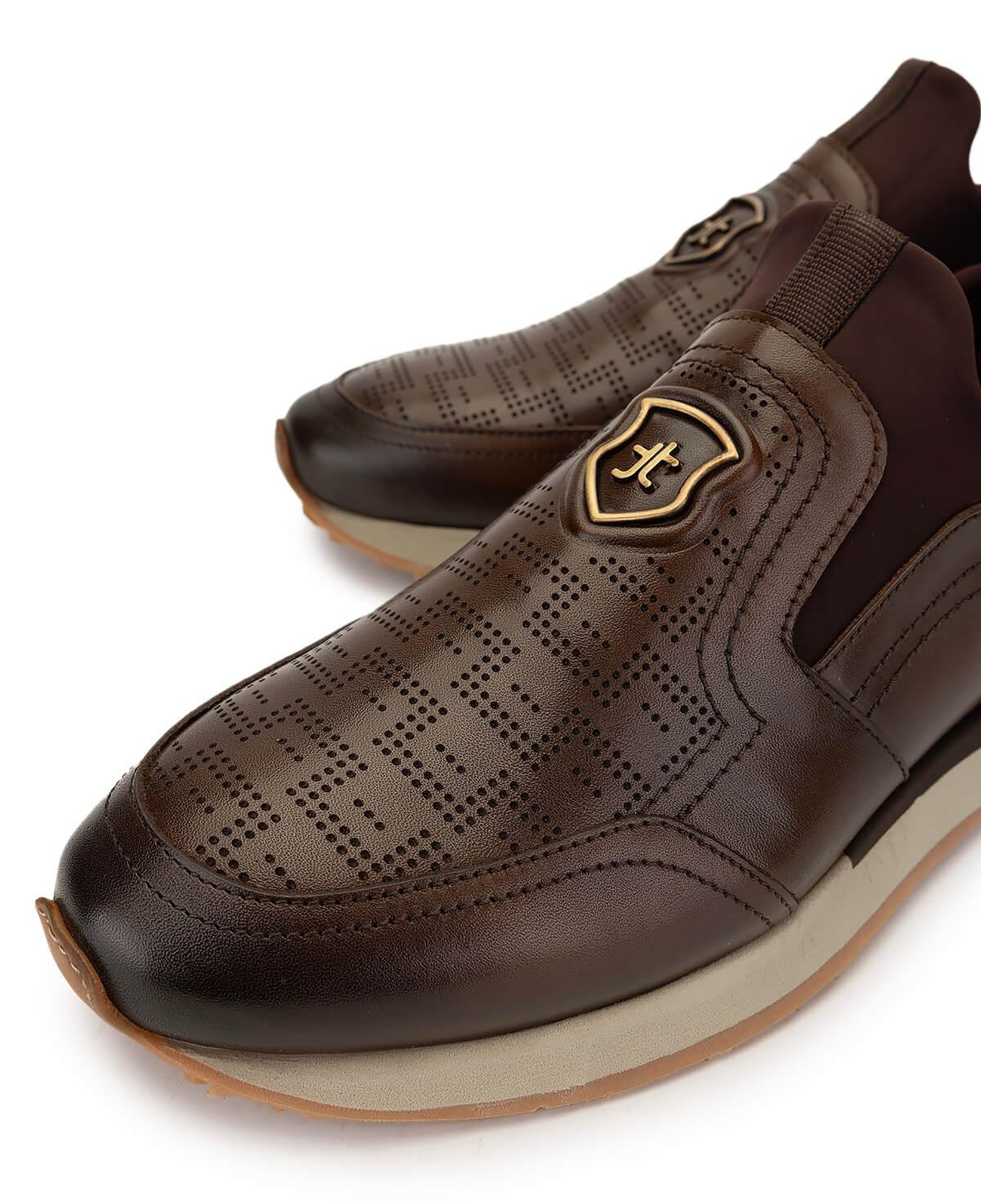 Tamer Tanca Erkek Hakiki Deri Kahverengi Sneakers & Spor Ayakkabı