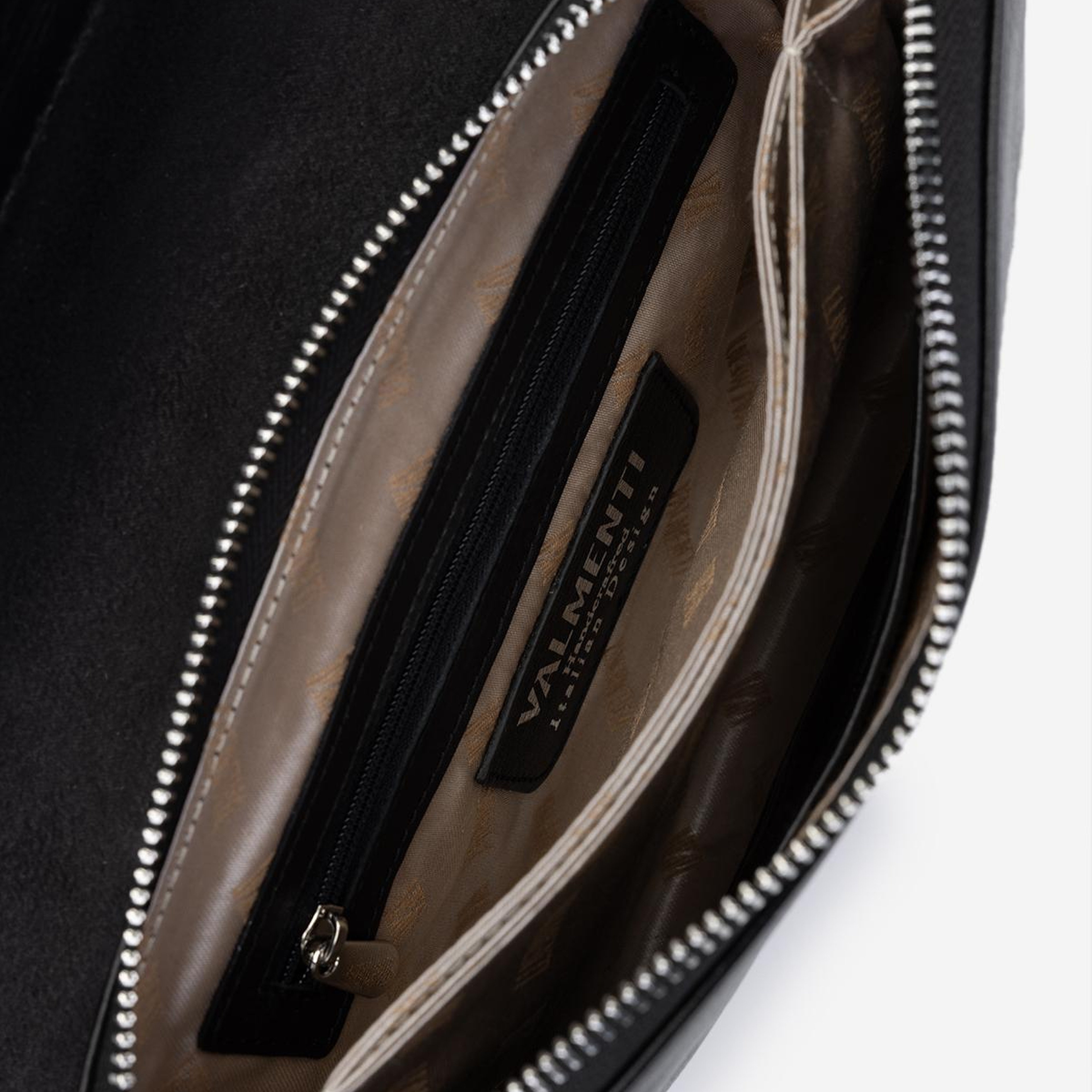 Valmenti Erkek Hakiki Deri Siyah El Çantası