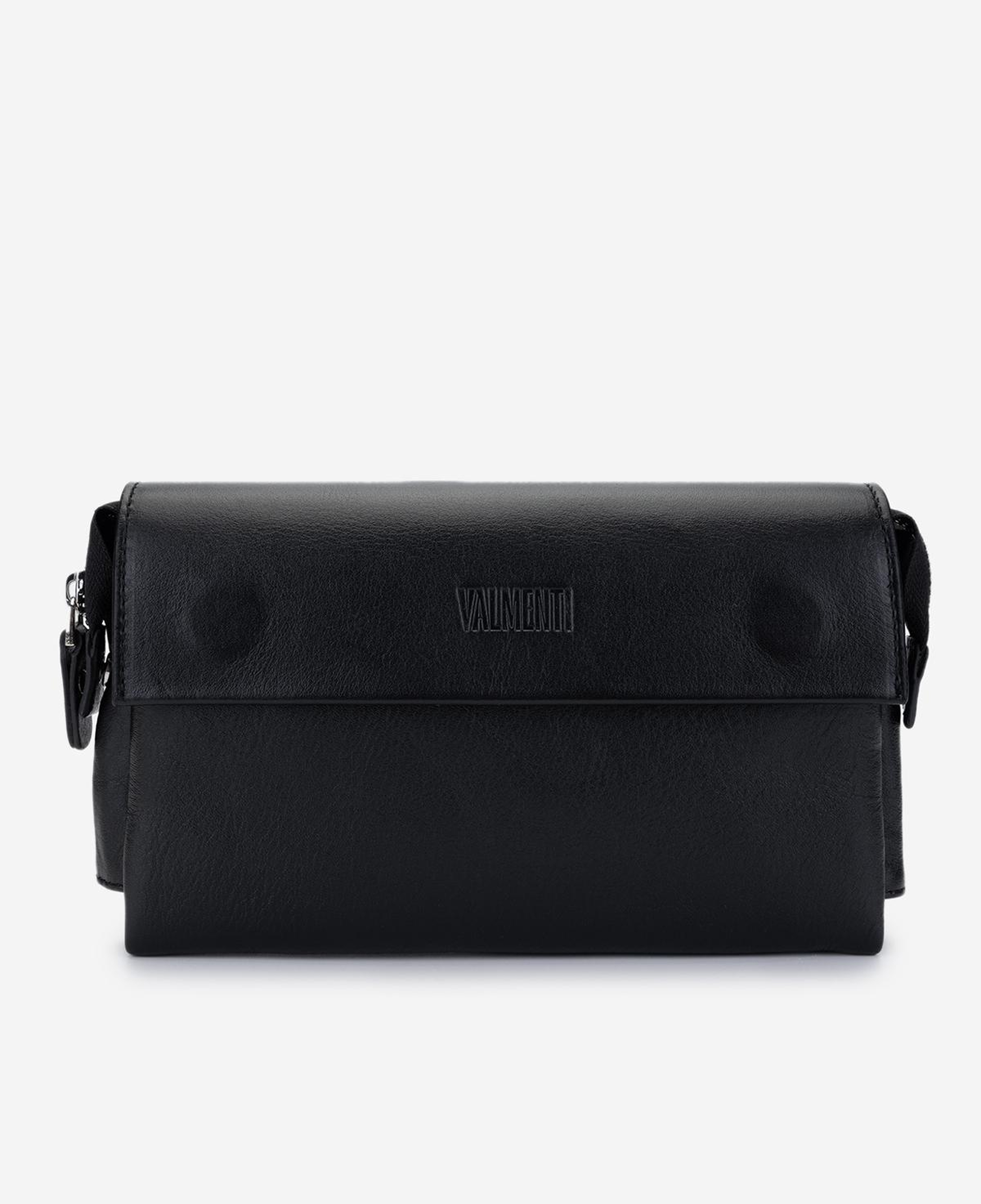 Valmenti Erkek Hakiki Deri Siyah El Çantası
