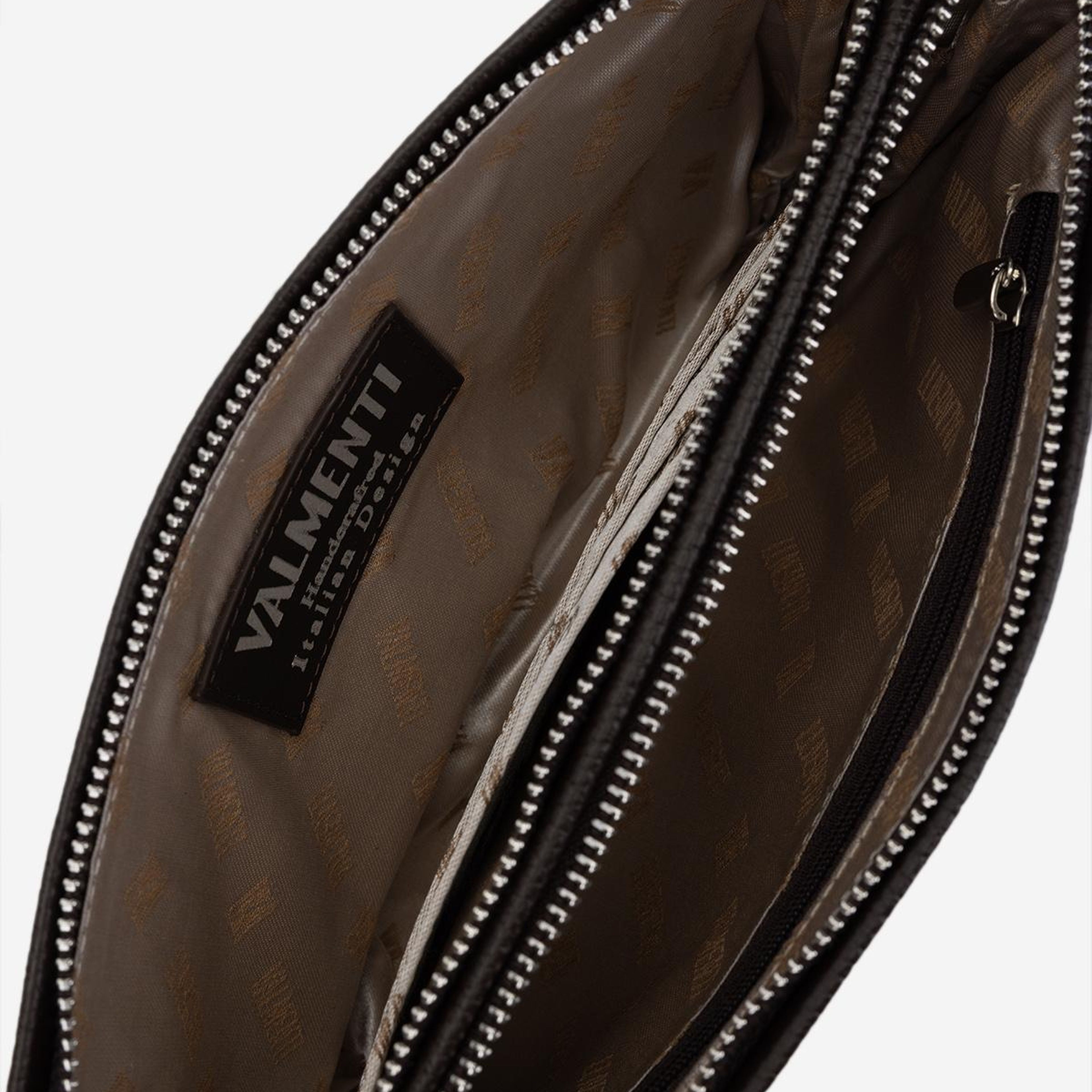 Valmenti Erkek Hakiki Deri Kahverengi El Çantası