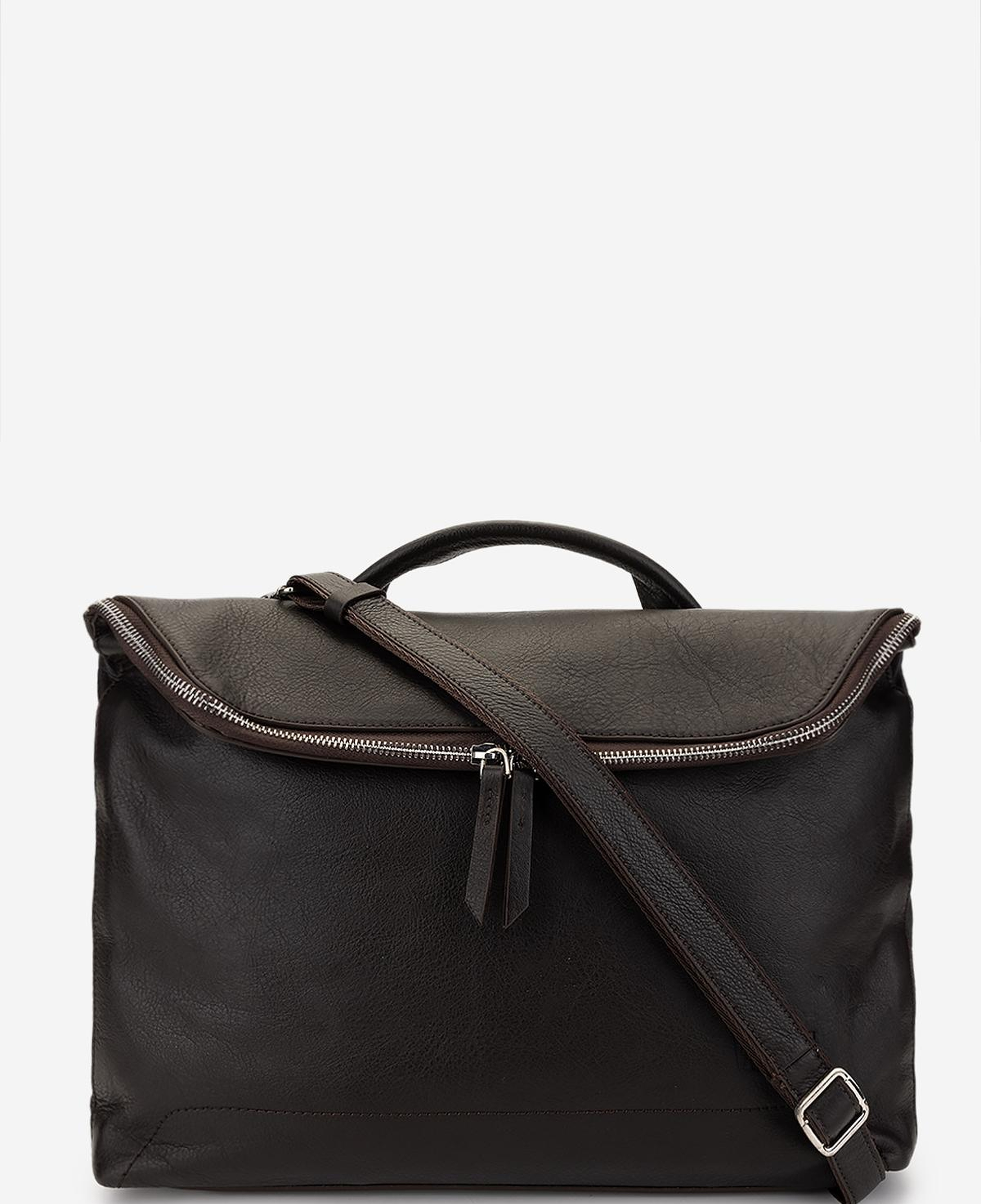 Valmenti Erkek Hakiki Deri Kahverengi Evrak Çantası