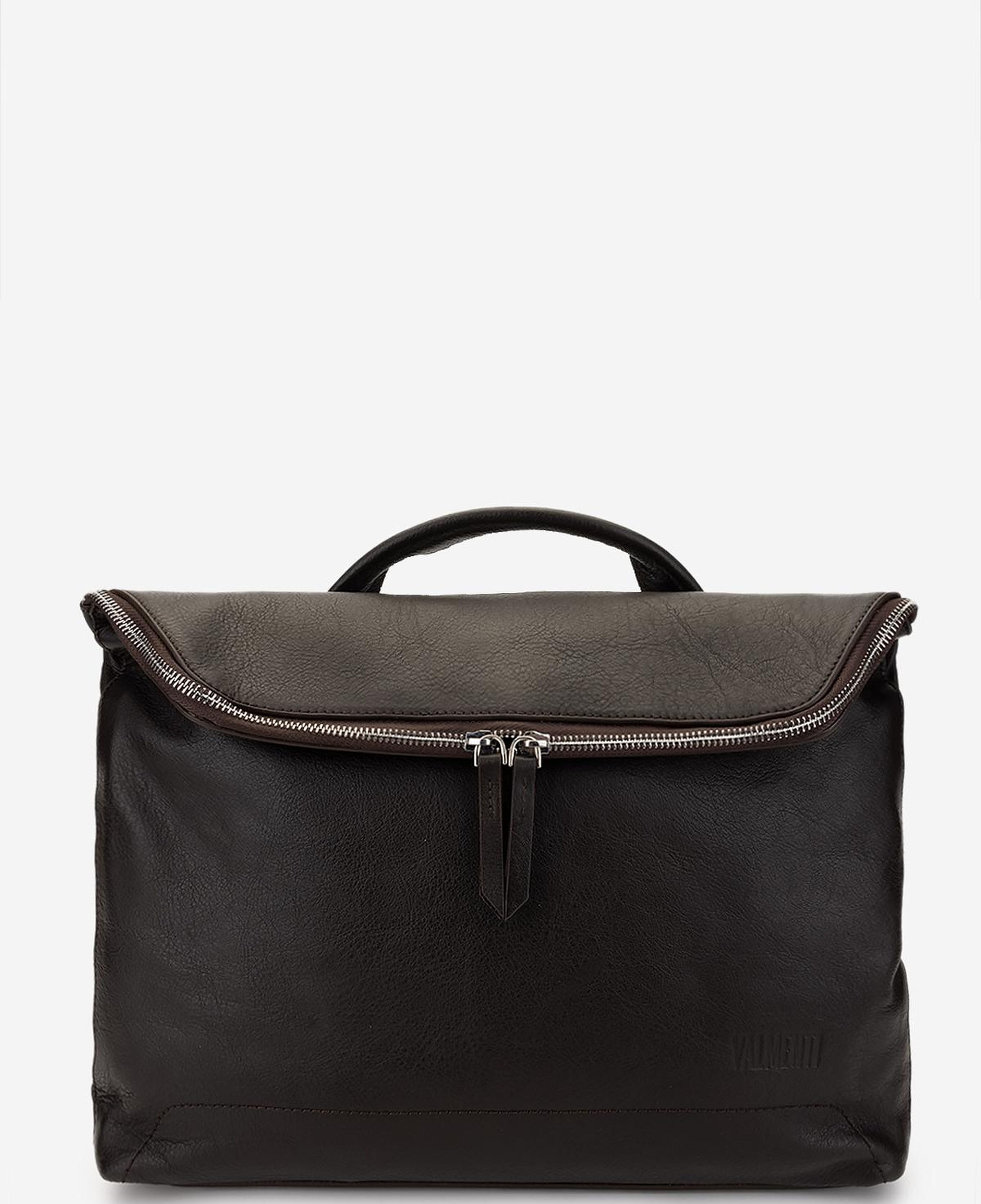 Valmenti Erkek Hakiki Deri Kahverengi Evrak Çantası