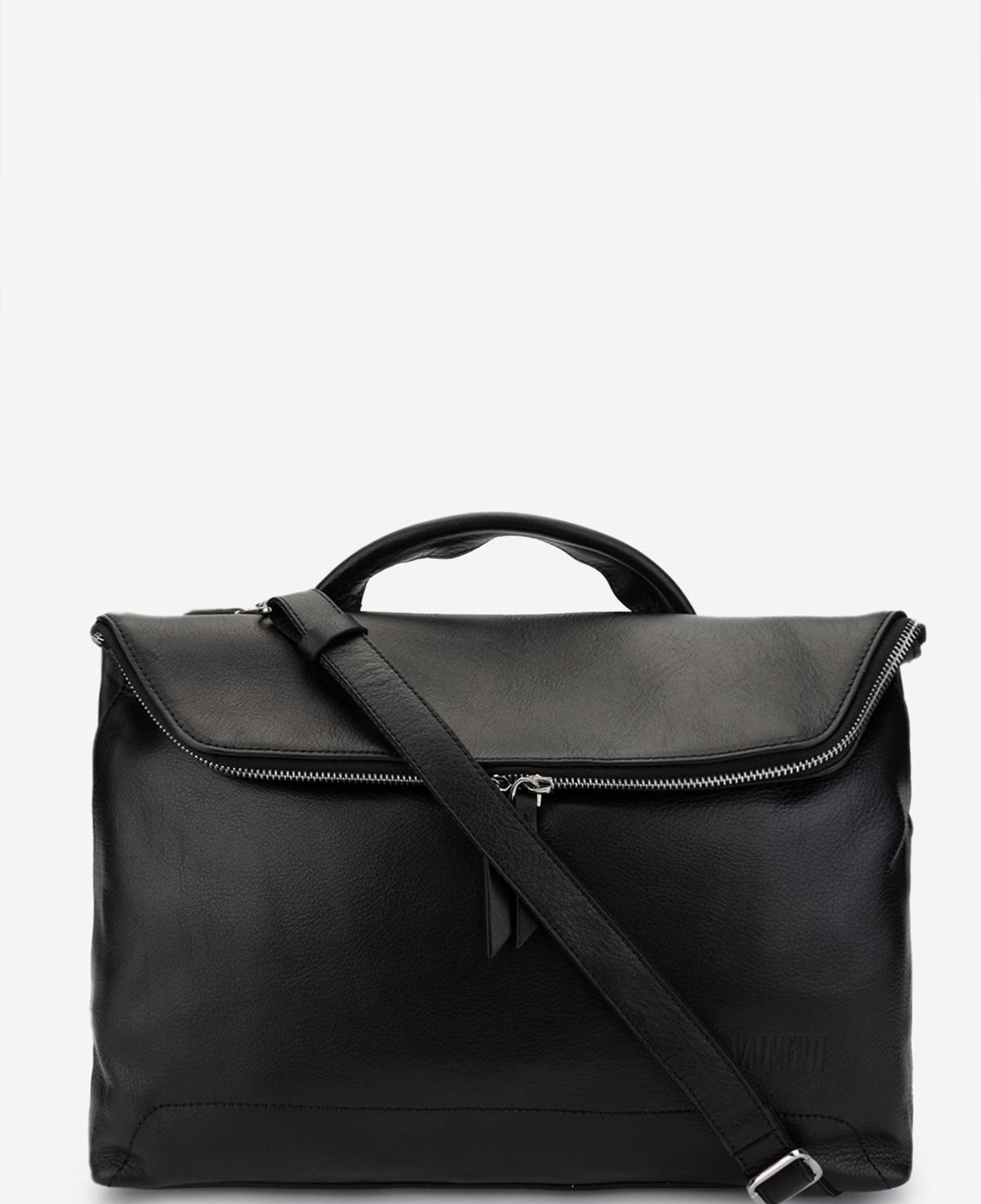 Valmenti Erkek Hakiki Deri Siyah Evrak Çantası