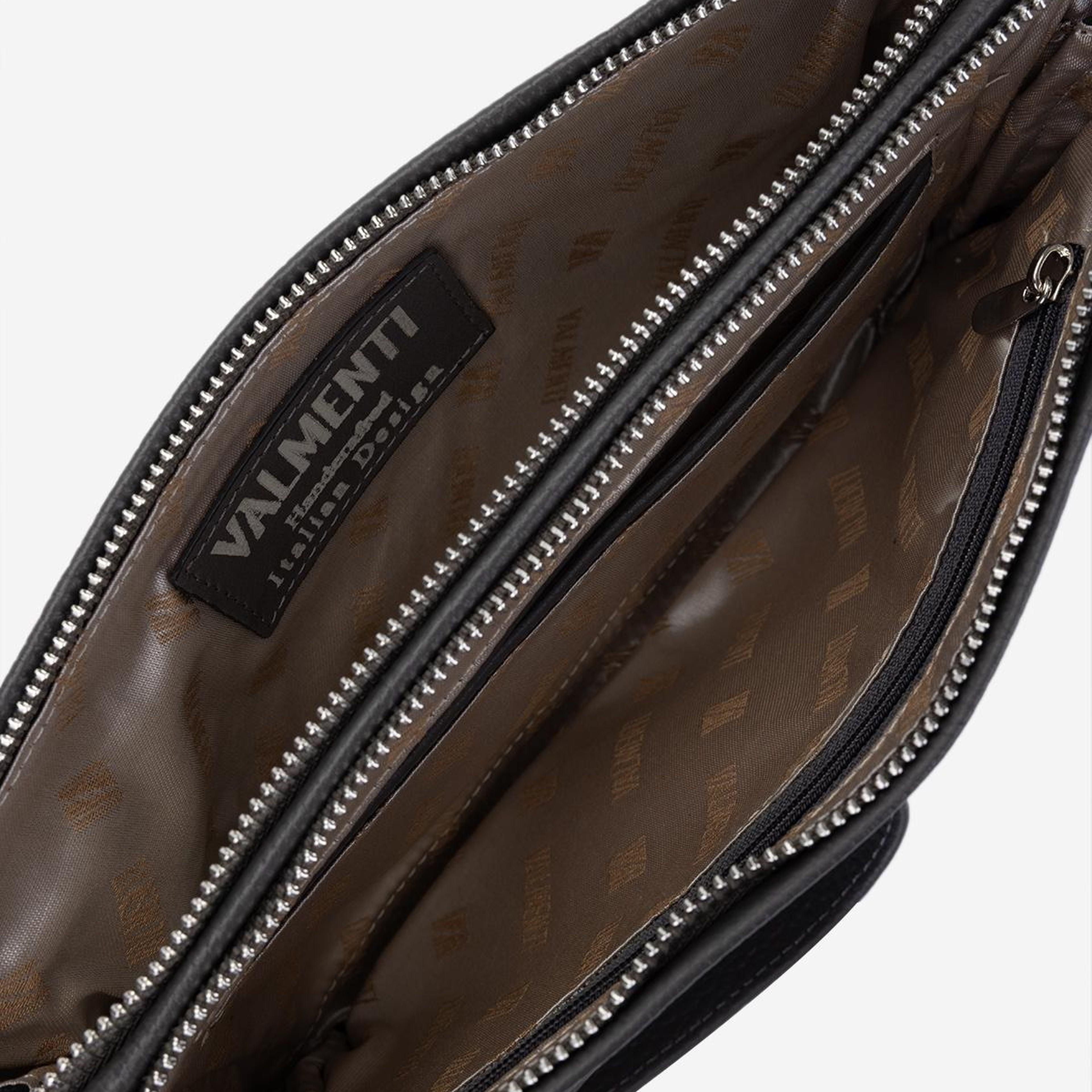 Valmenti Erkek Hakiki Deri Gri El Çantası