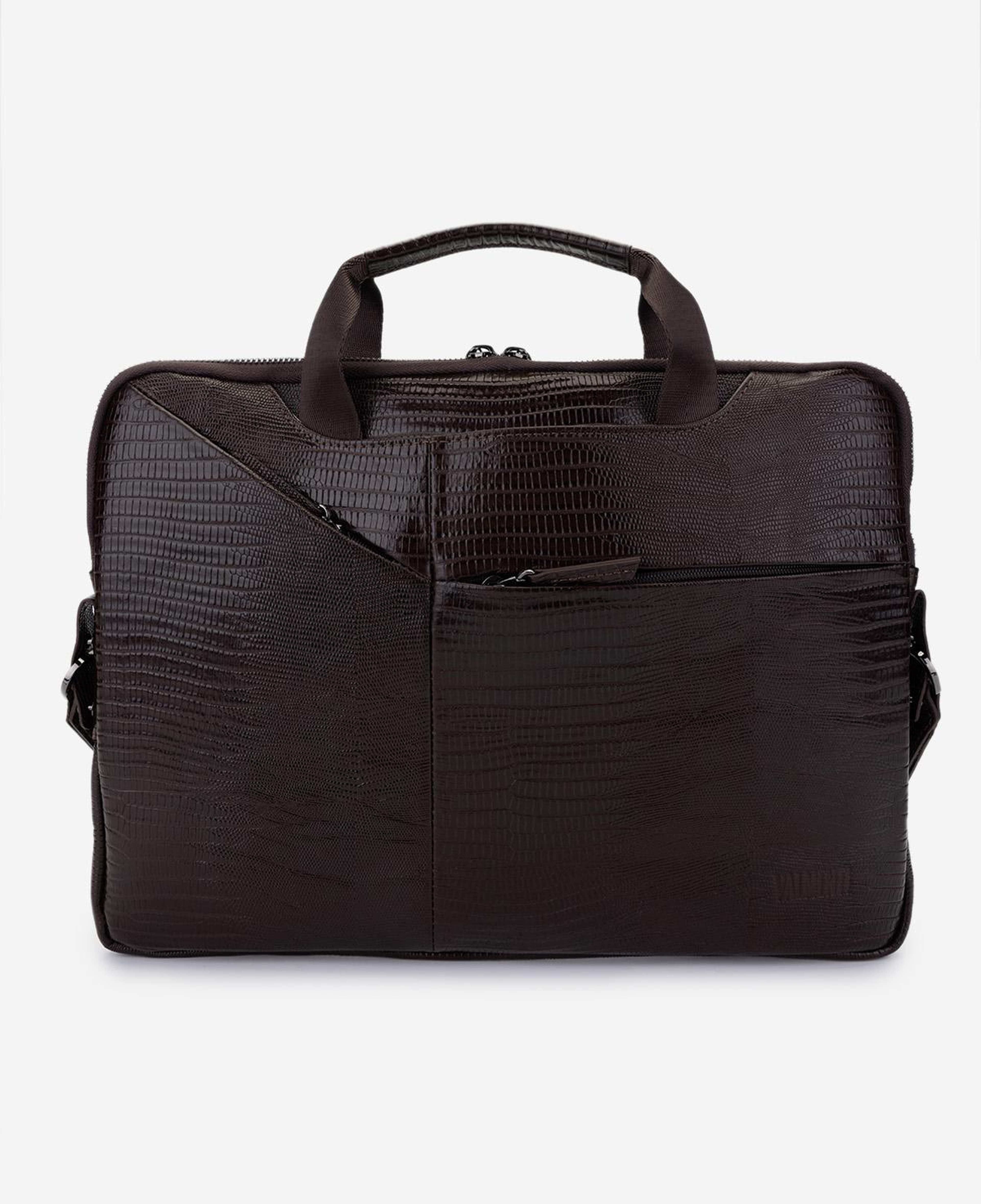 Valmenti Erkek Hakiki Deri Kahverengi Lazer Evrak Çantası