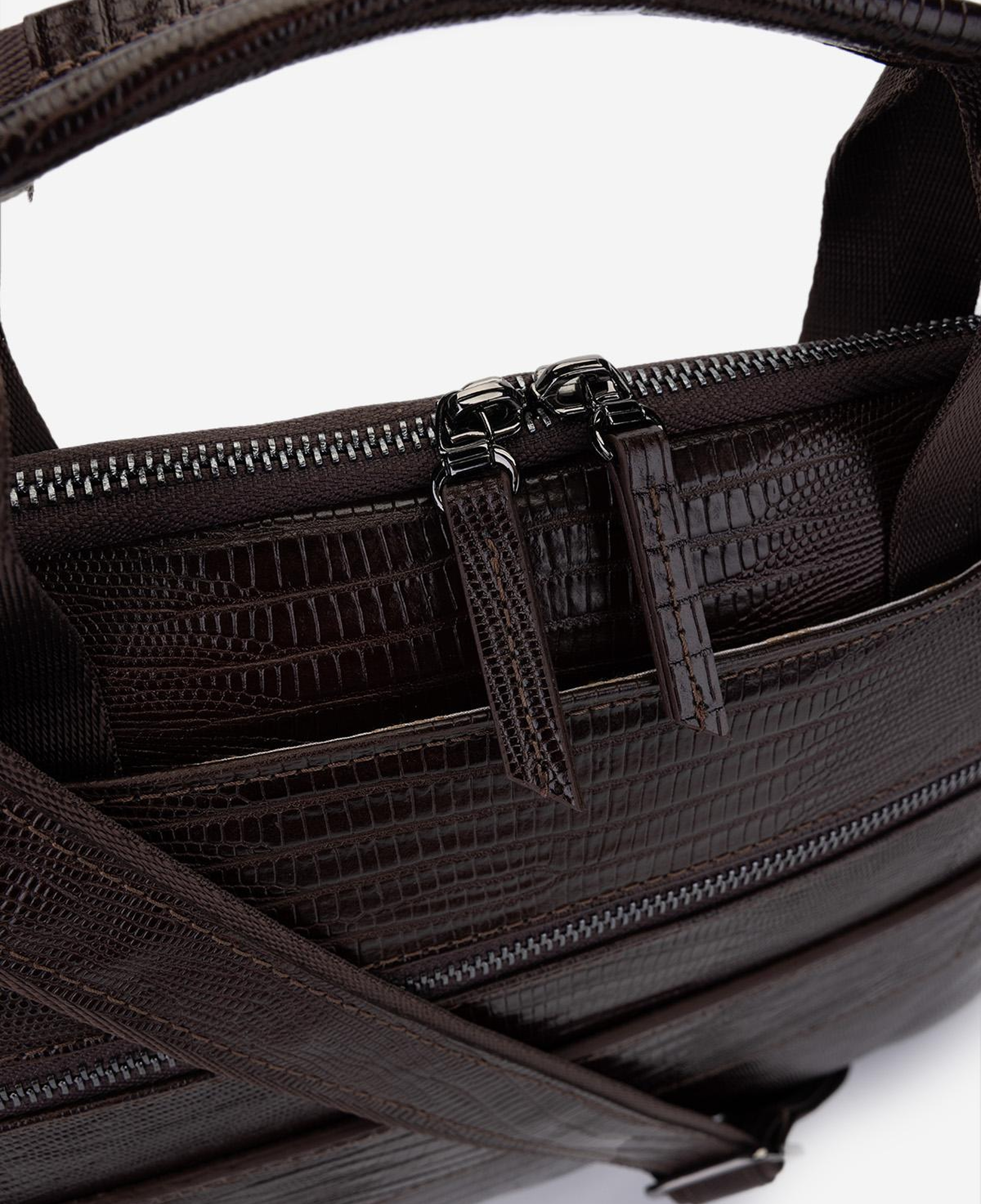 Valmenti Erkek Hakiki Deri Kahverengi Lazer Evrak Çantası