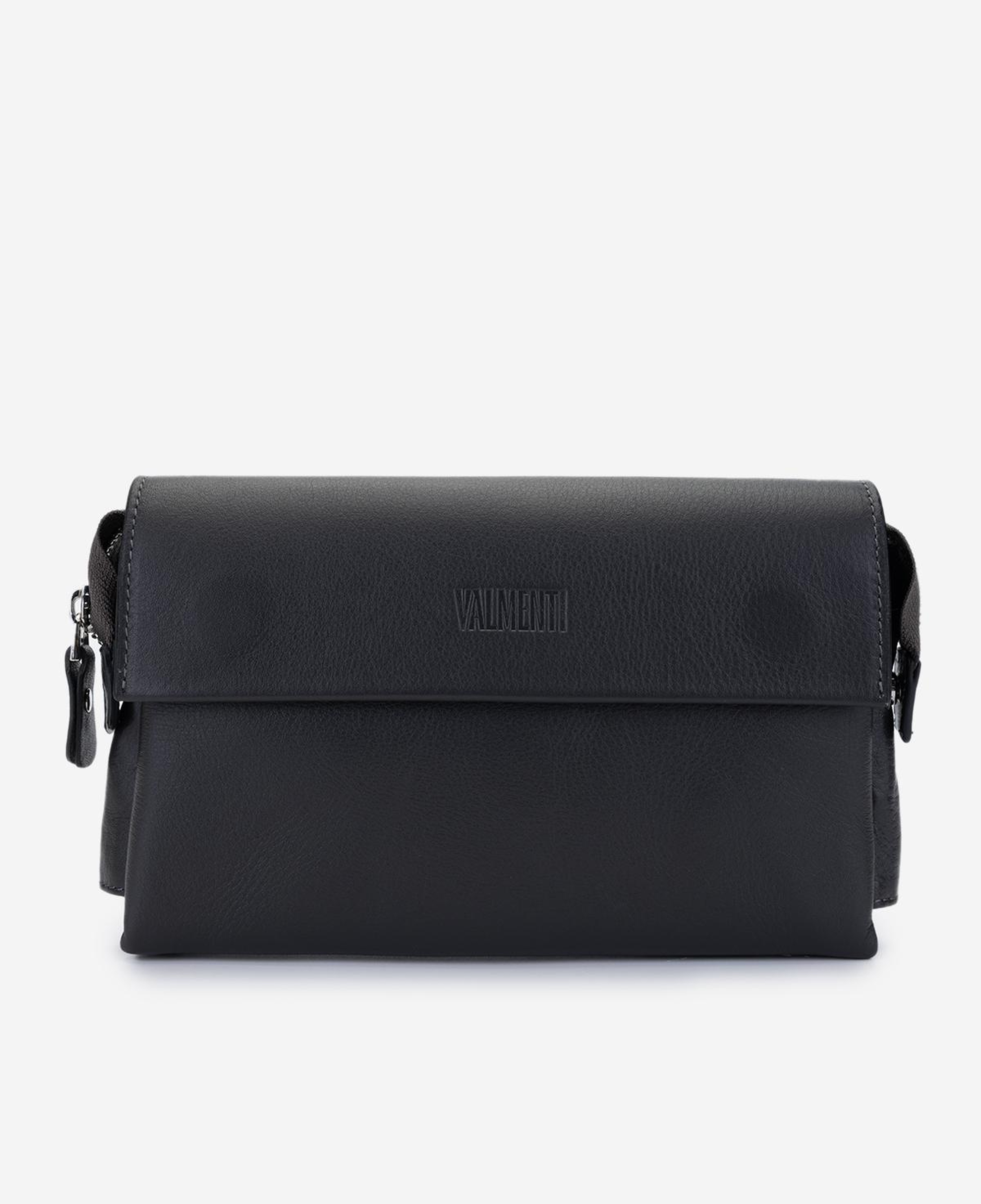 Valmenti Erkek Hakiki Deri Antrasit El Çantası