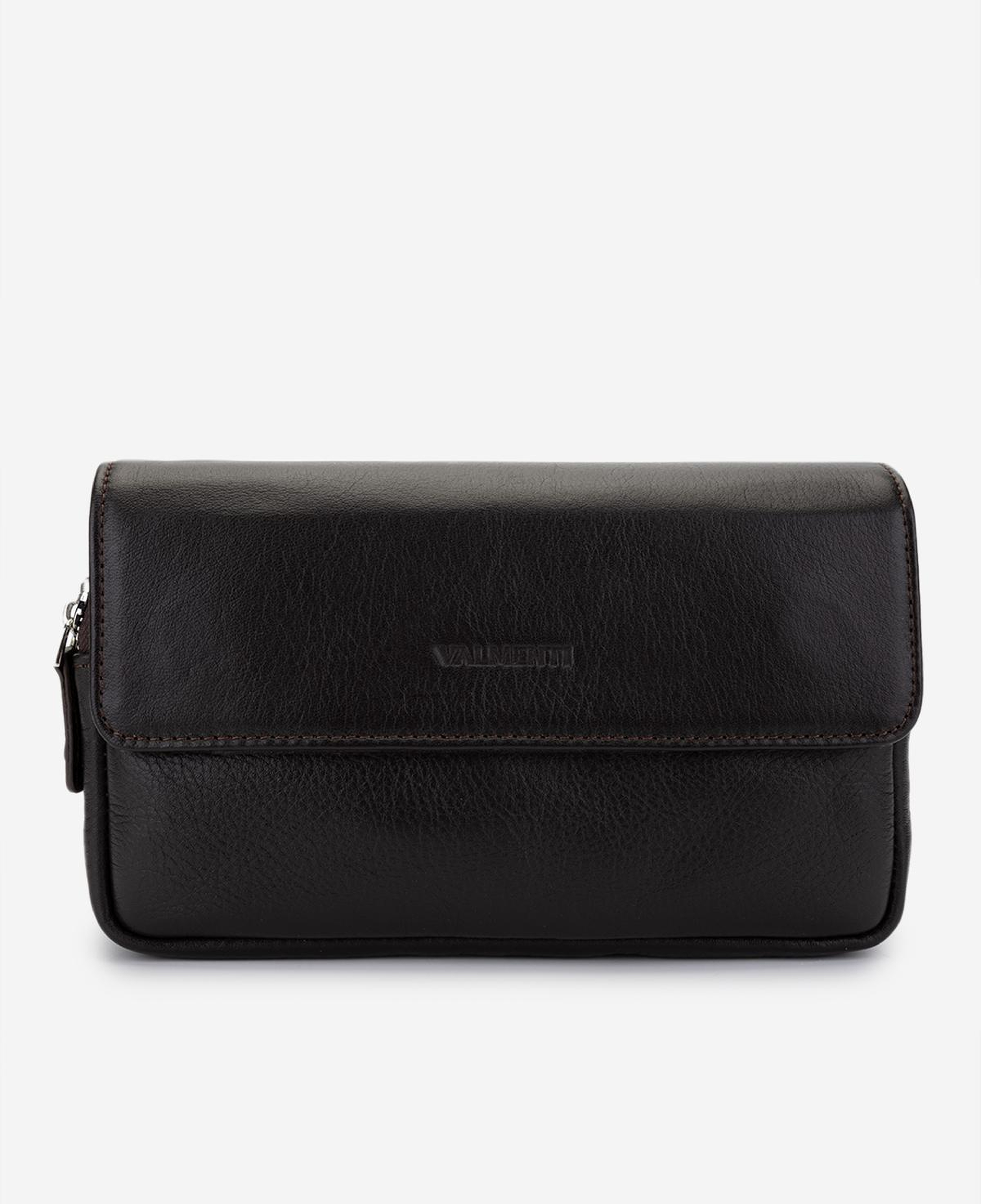 Valmenti Erkek Hakiki Deri Kahverengi El Çantası