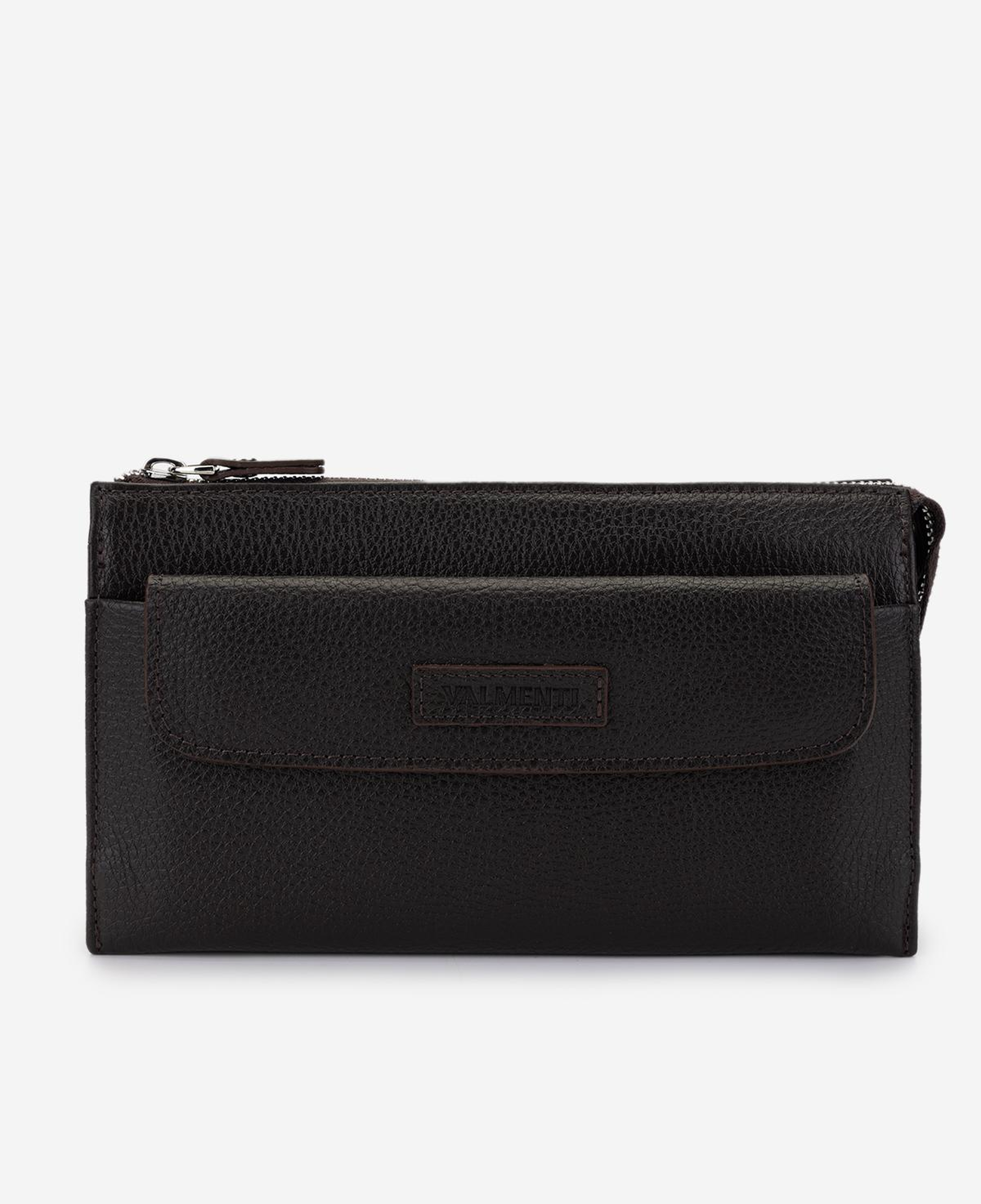 Valmenti Erkek Hakiki Deri Kahverengi El Çantası