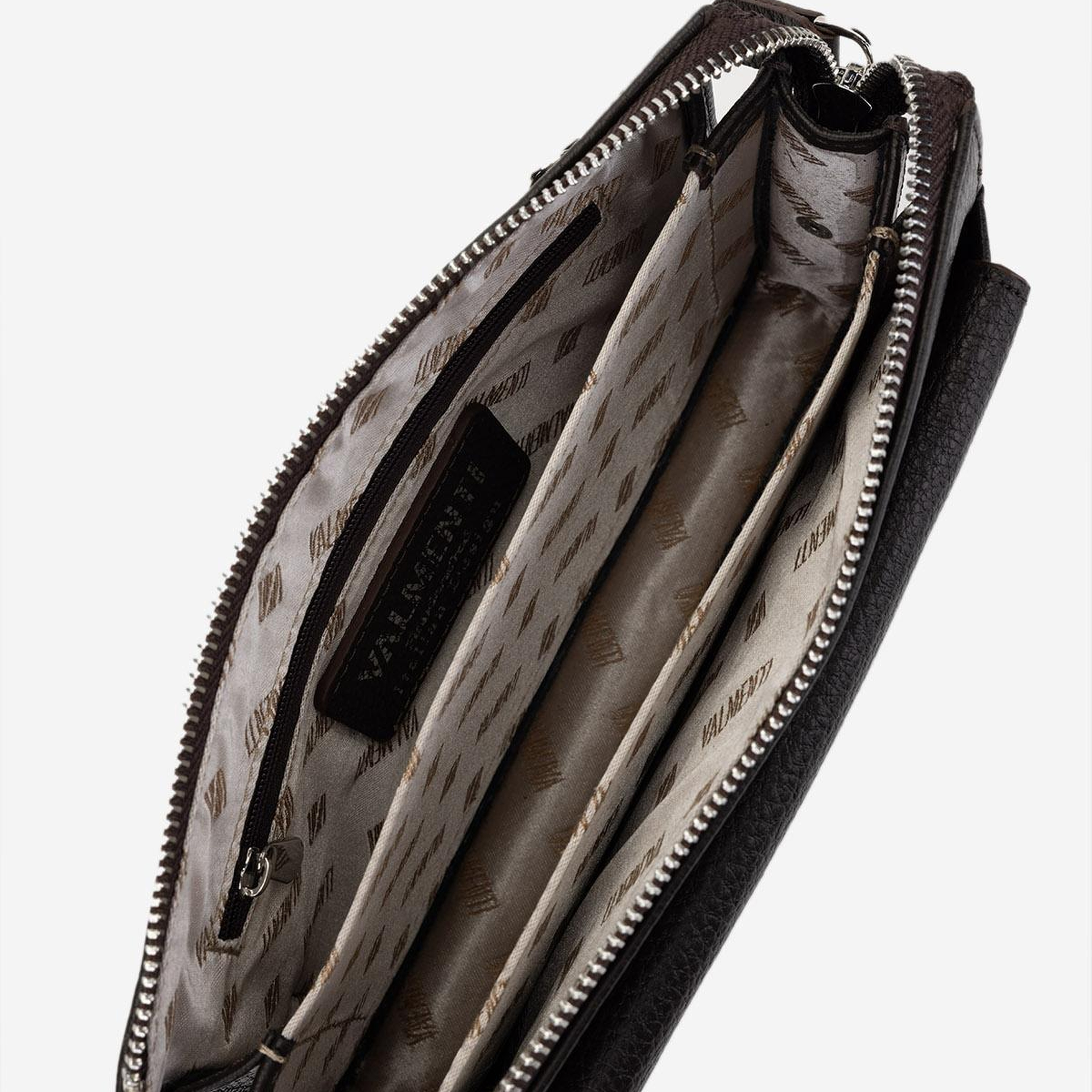 Valmenti Erkek Hakiki Deri Kahverengi El Çantası