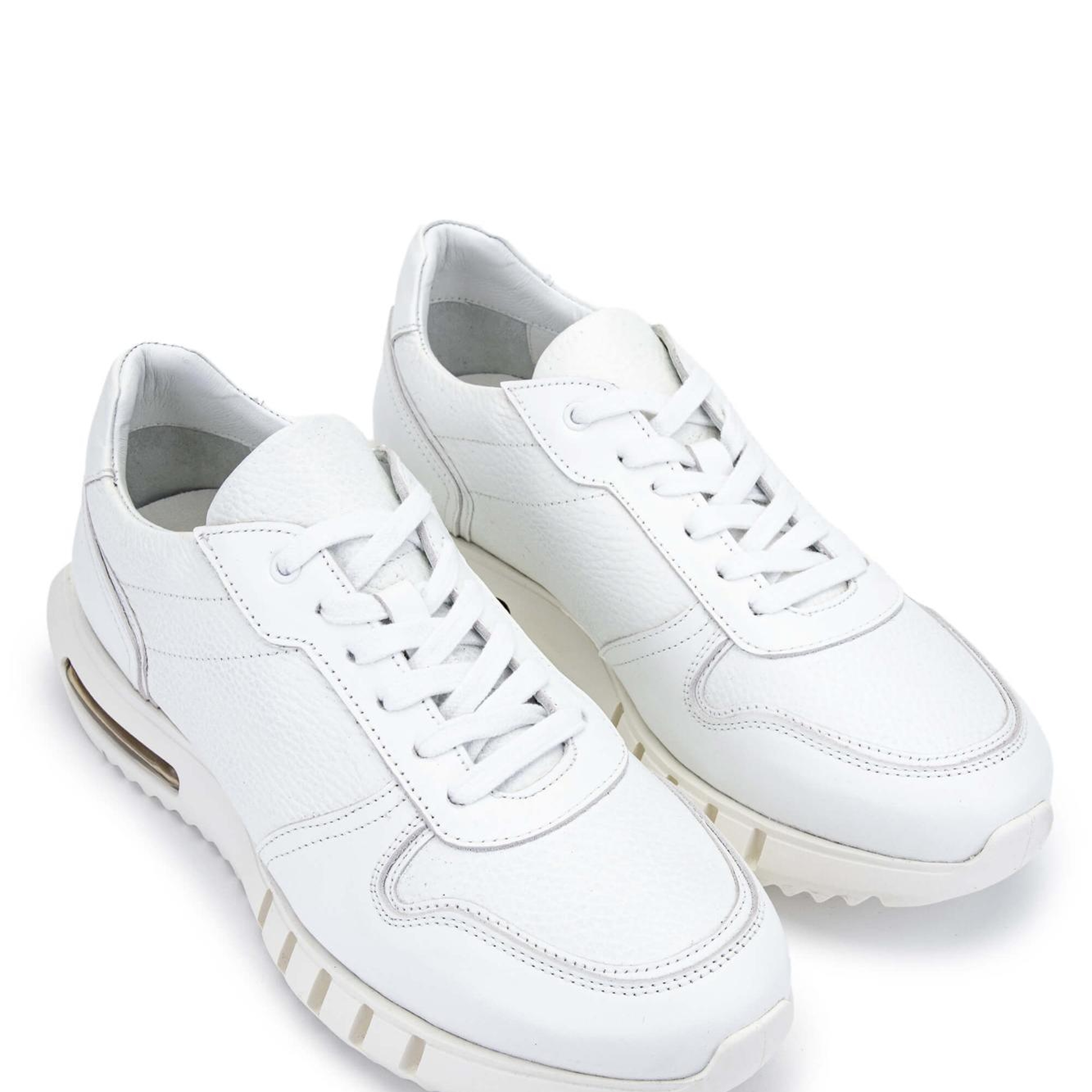 Tamer Tanca Erkek Hakiki Deri Beyaz Sneakers & Spor Ayakkabı