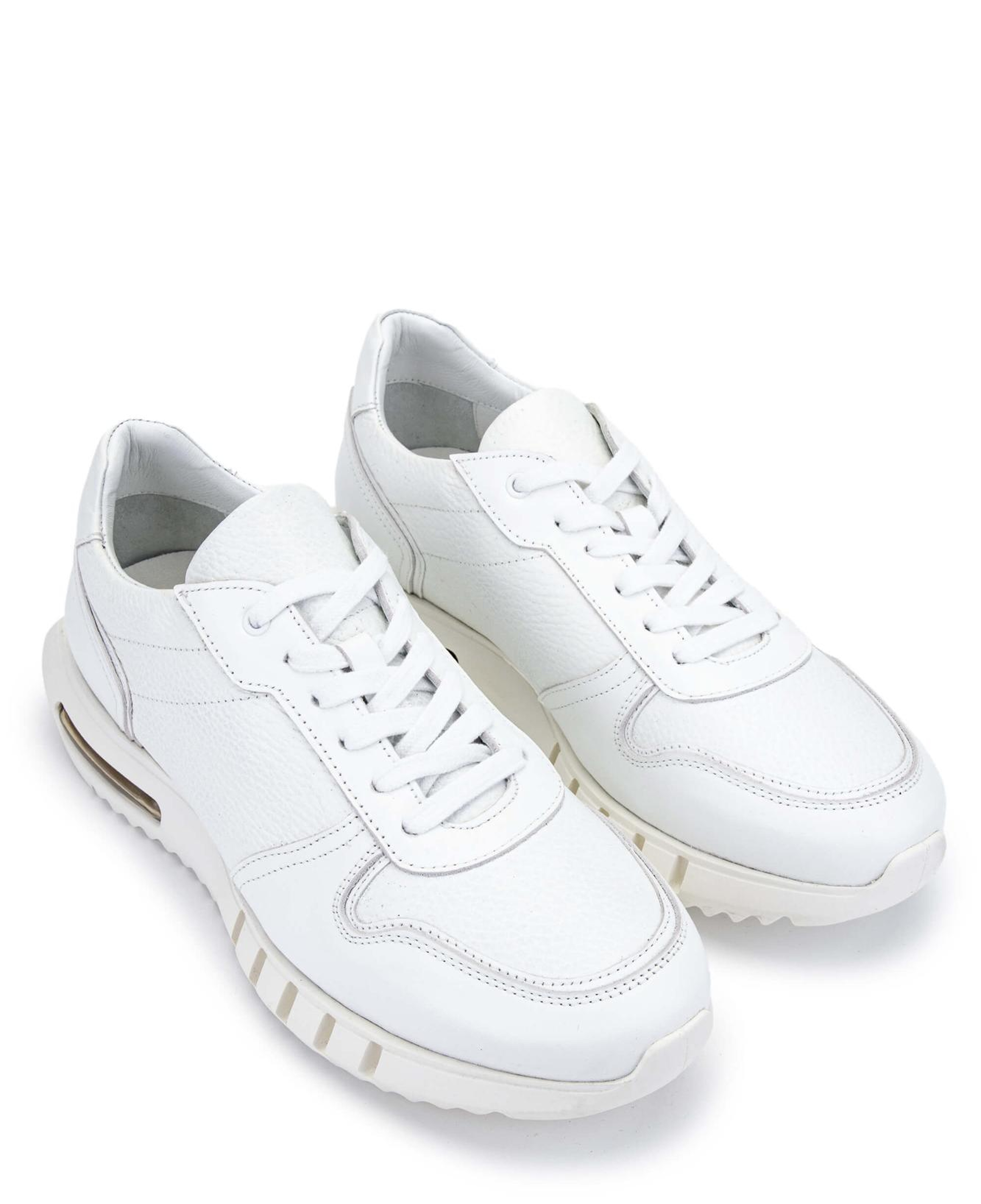 Tamer Tanca Erkek Hakiki Deri Beyaz Sneakers & Spor Ayakkabı