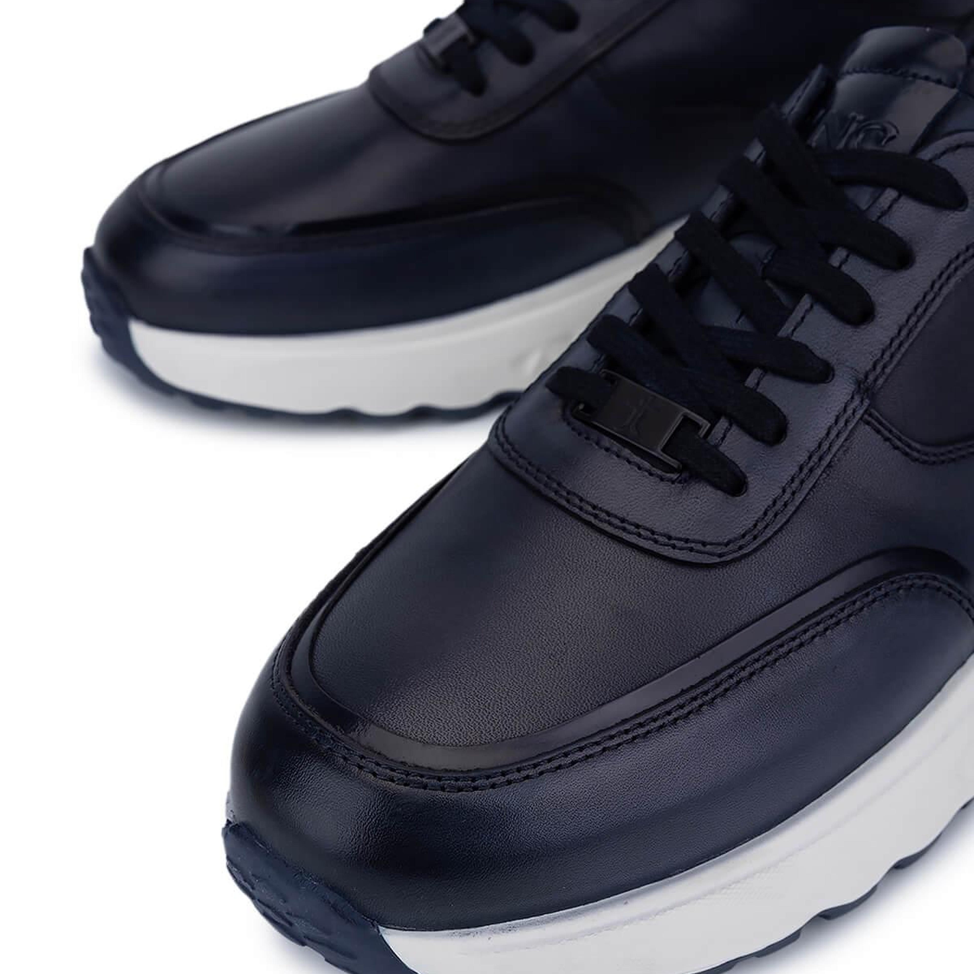 Tamer Tanca Erkek Hakiki Deri Lacivert Sneakers & Spor Ayakkabı