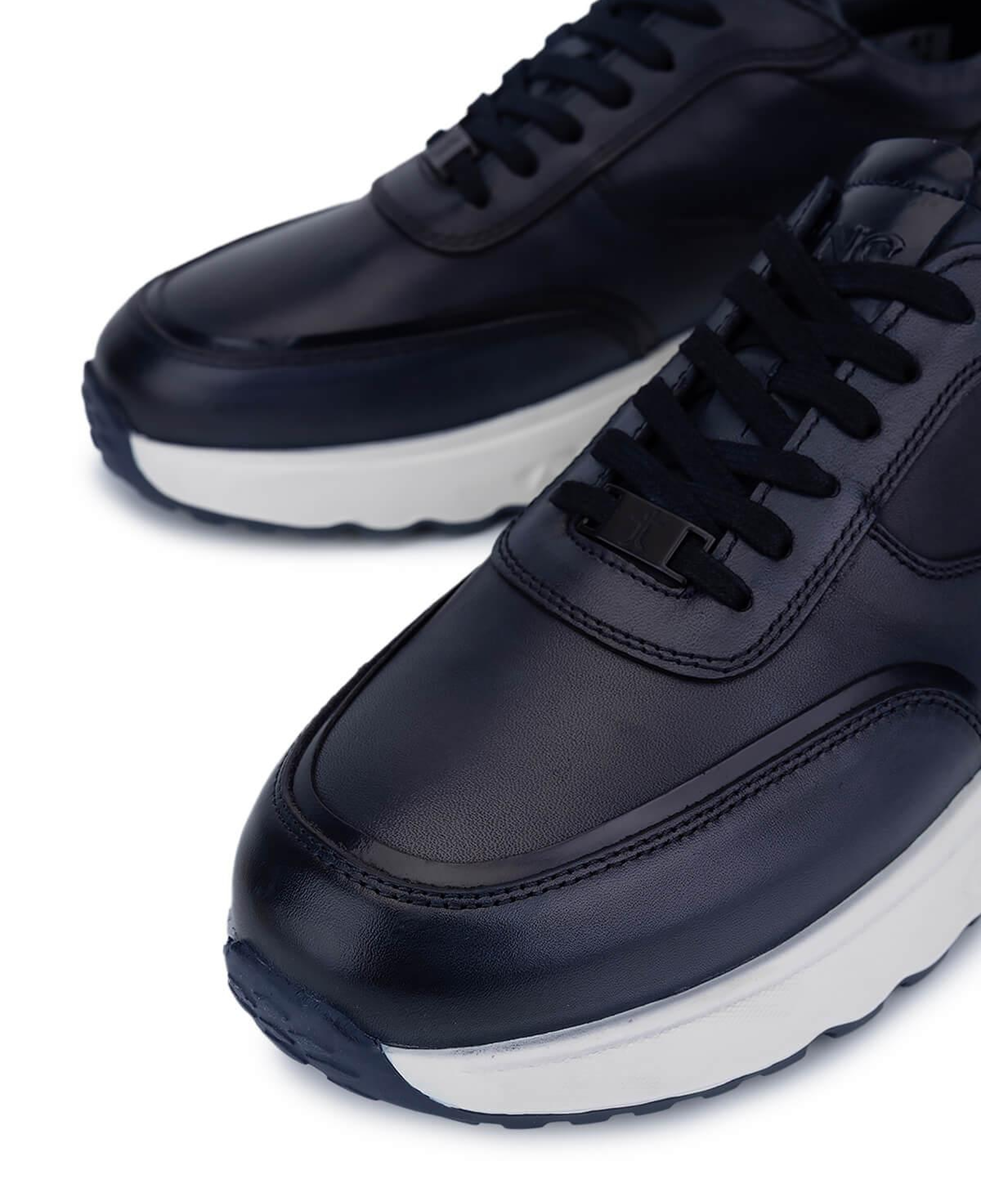 Tamer Tanca Erkek Hakiki Deri Lacivert Sneakers & Spor Ayakkabı