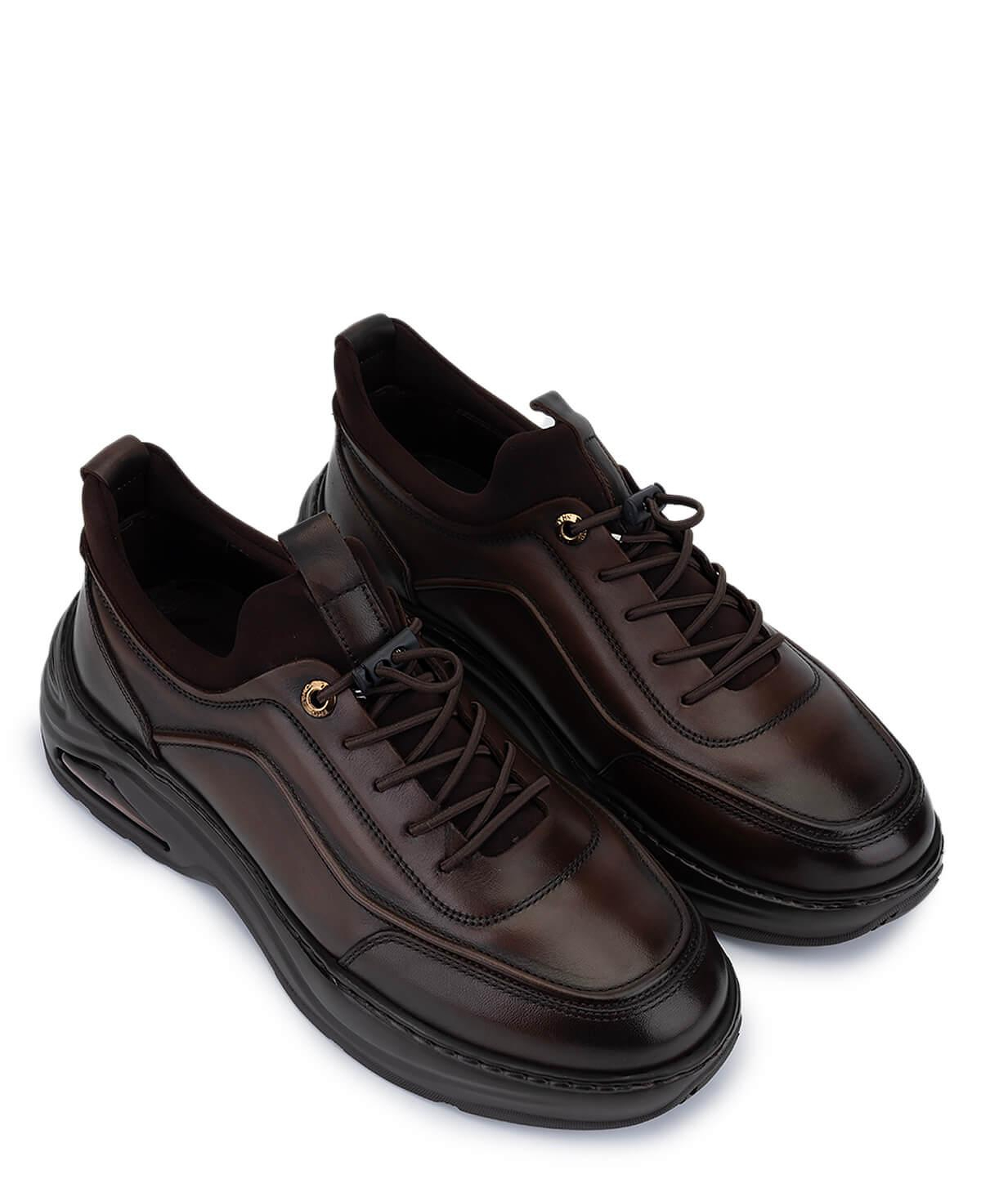 Tamer Tanca Erkek Hakiki Deri Kahve Sneakers & Spor Ayakkabı