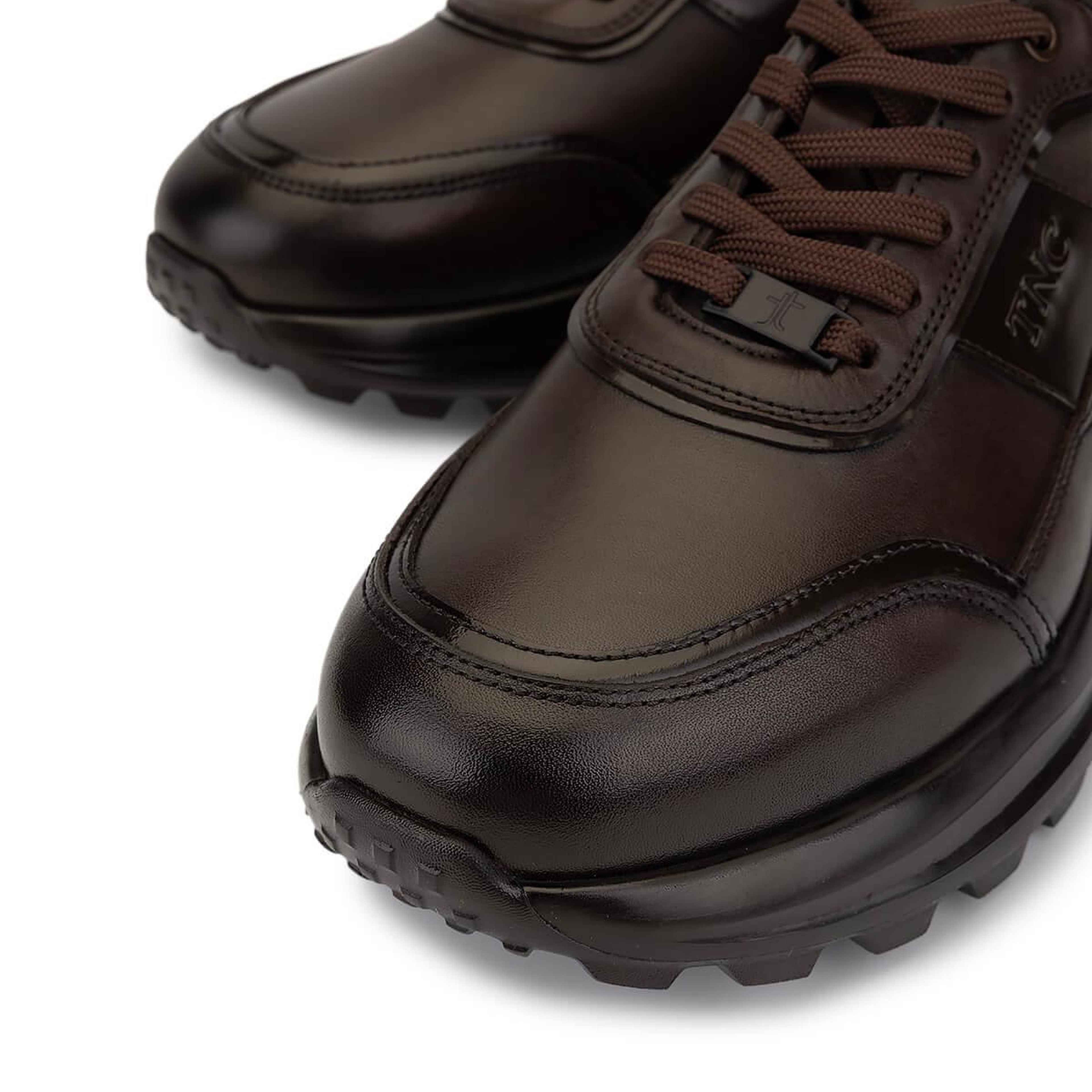 Tamer Tanca Erkek Hakiki Deri Kahverengi Sneakers & Spor Ayakkabı