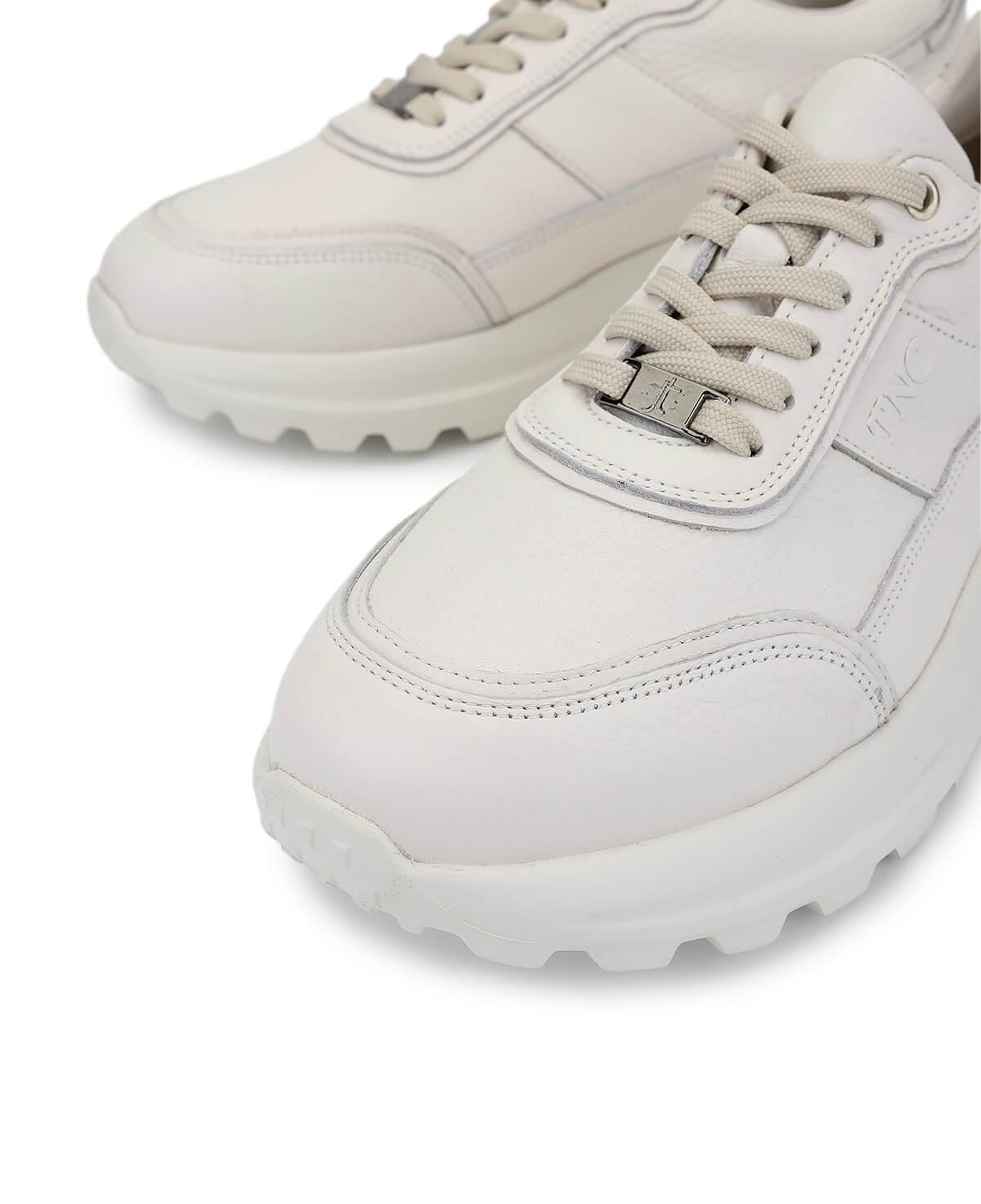 Tamer Tanca Erkek Hakiki Deri Beyaz Sneakers & Spor Ayakkabı