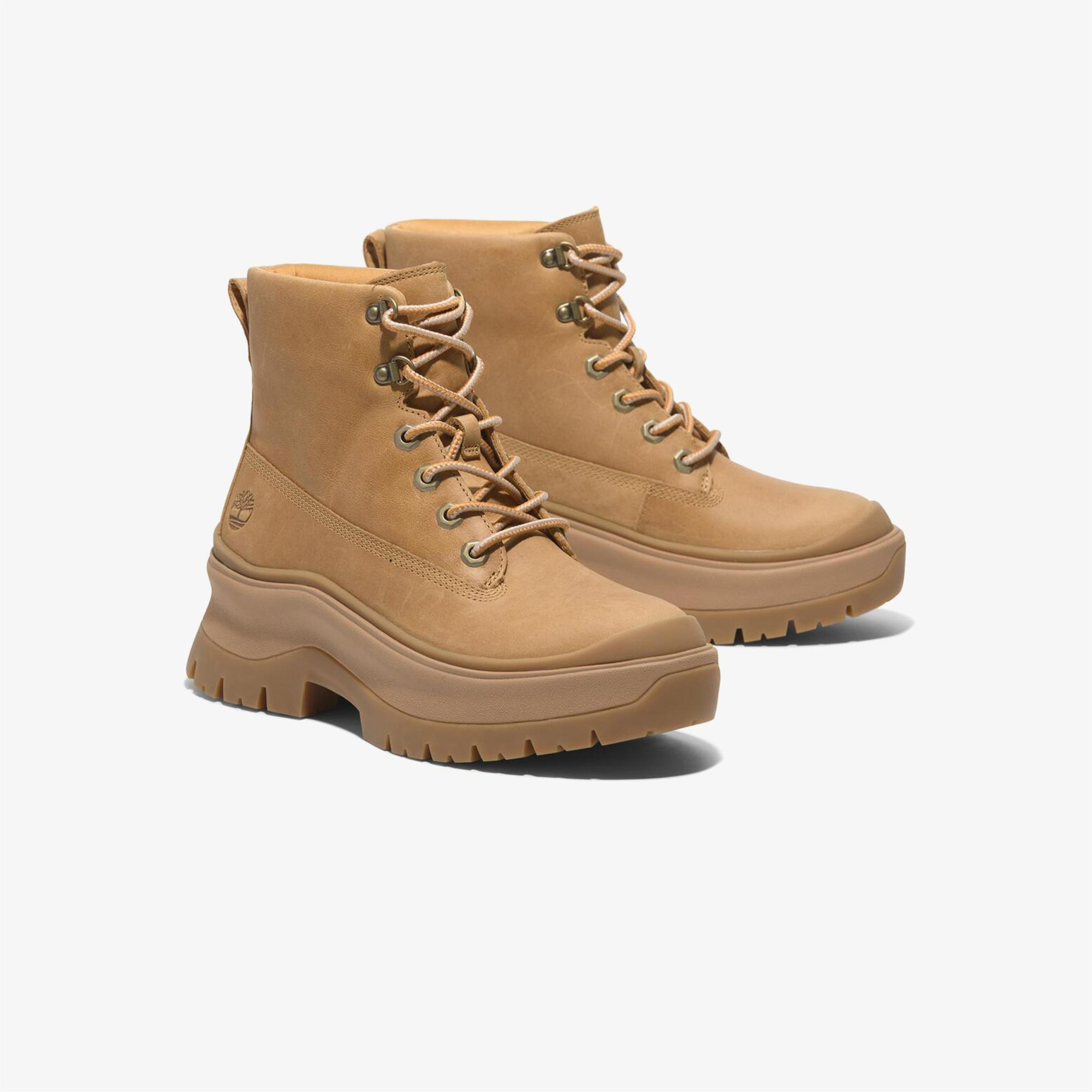 Timberland Roxie Lane Mıd Lace Up Kadın Sarı Bot