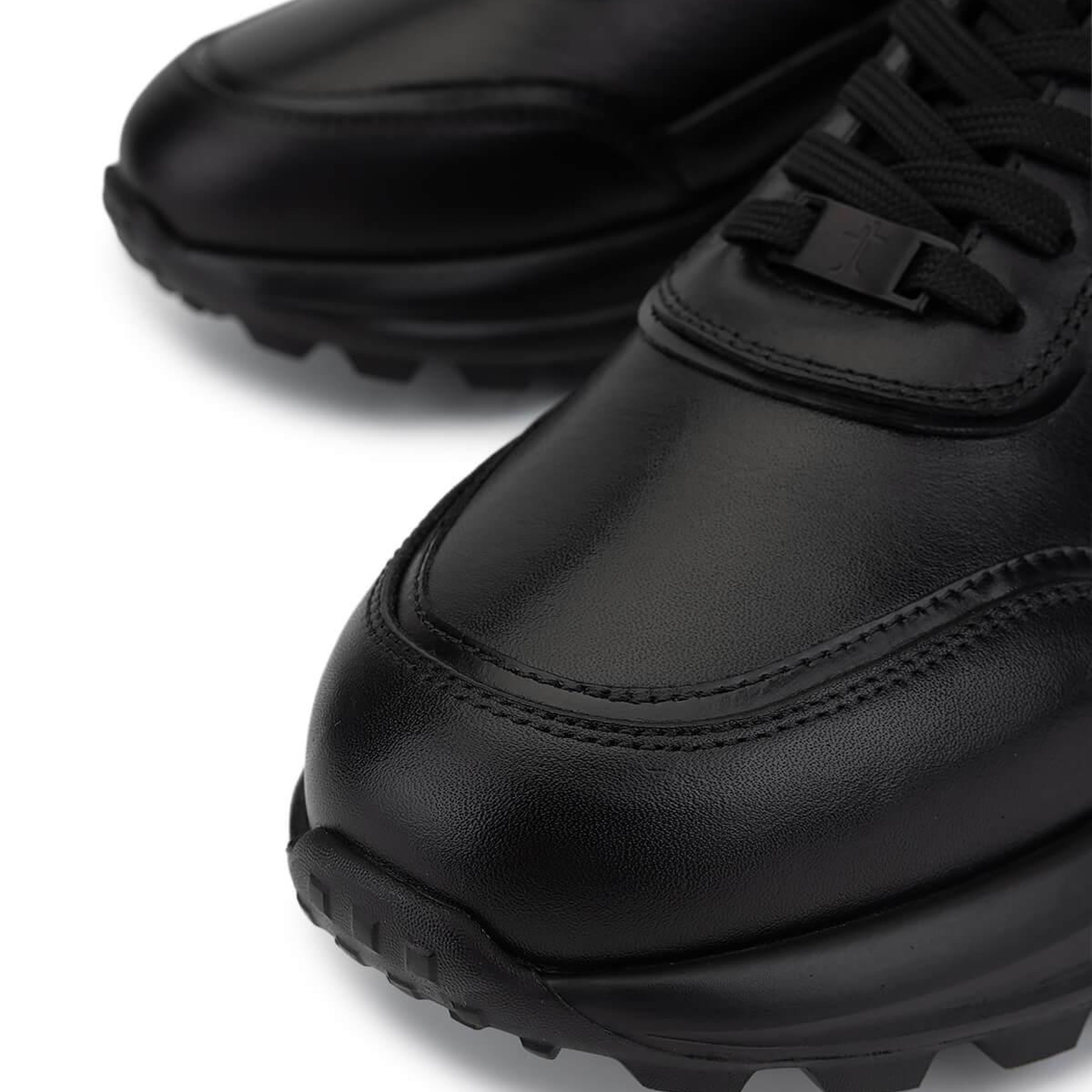 Tamer Tanca Erkek Hakiki Deri Siyah Sneakers & Spor Ayakkabı