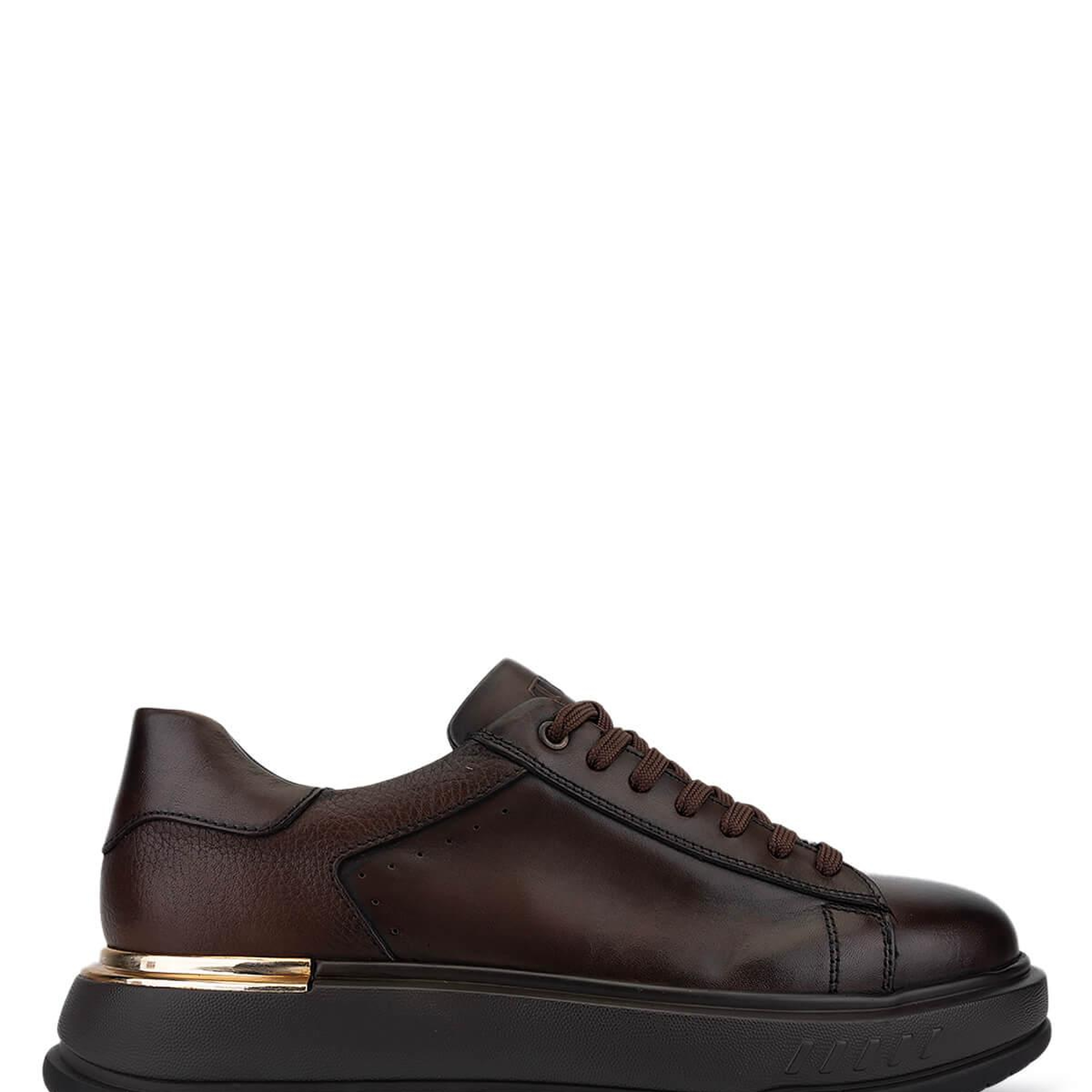 Tamer Tanca Erkek Hakiki Deri Kahverengi Sneakers & Spor Ayakkabı