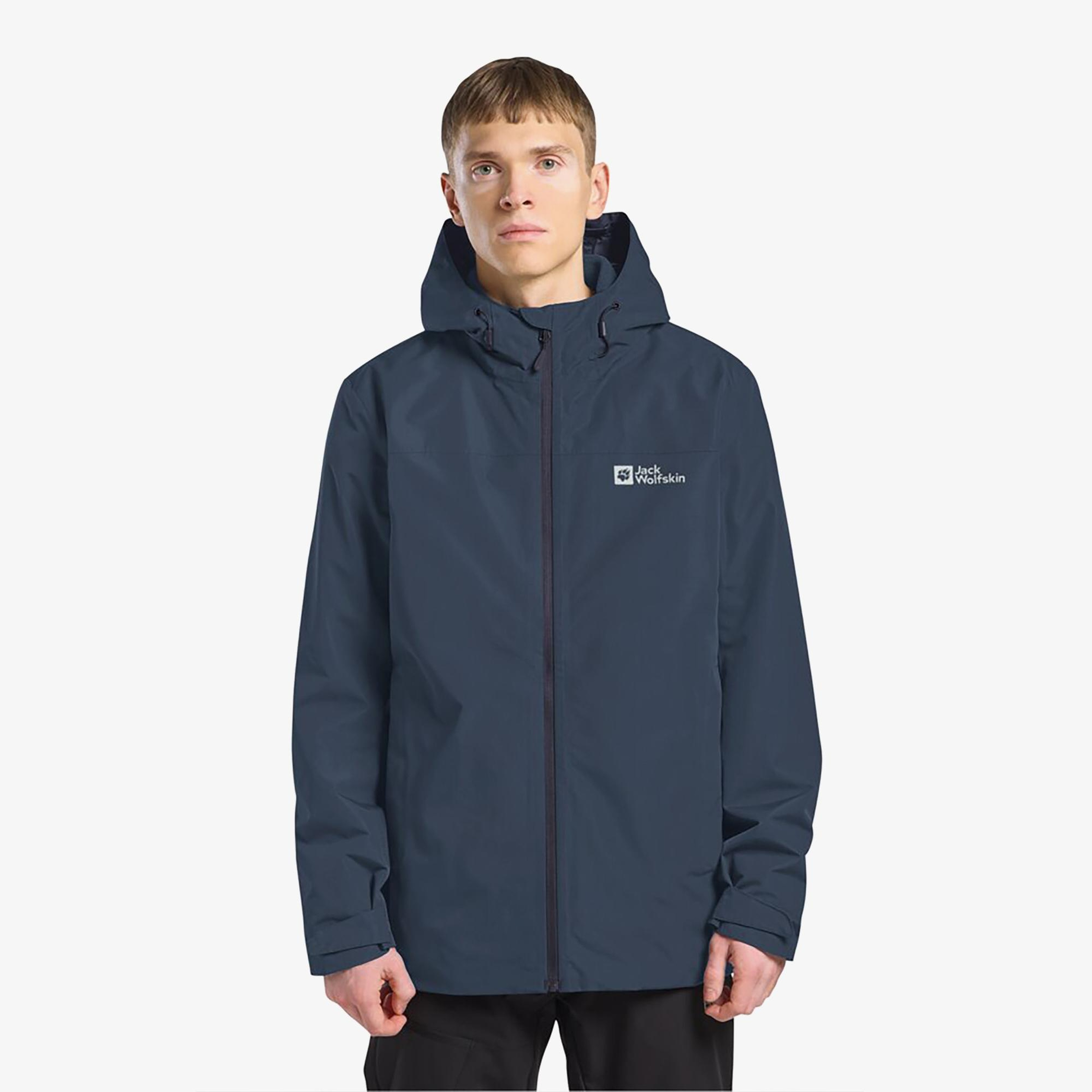Jack Wolfskin Taubenberg 3In1 Lacivert Erkek Ceket