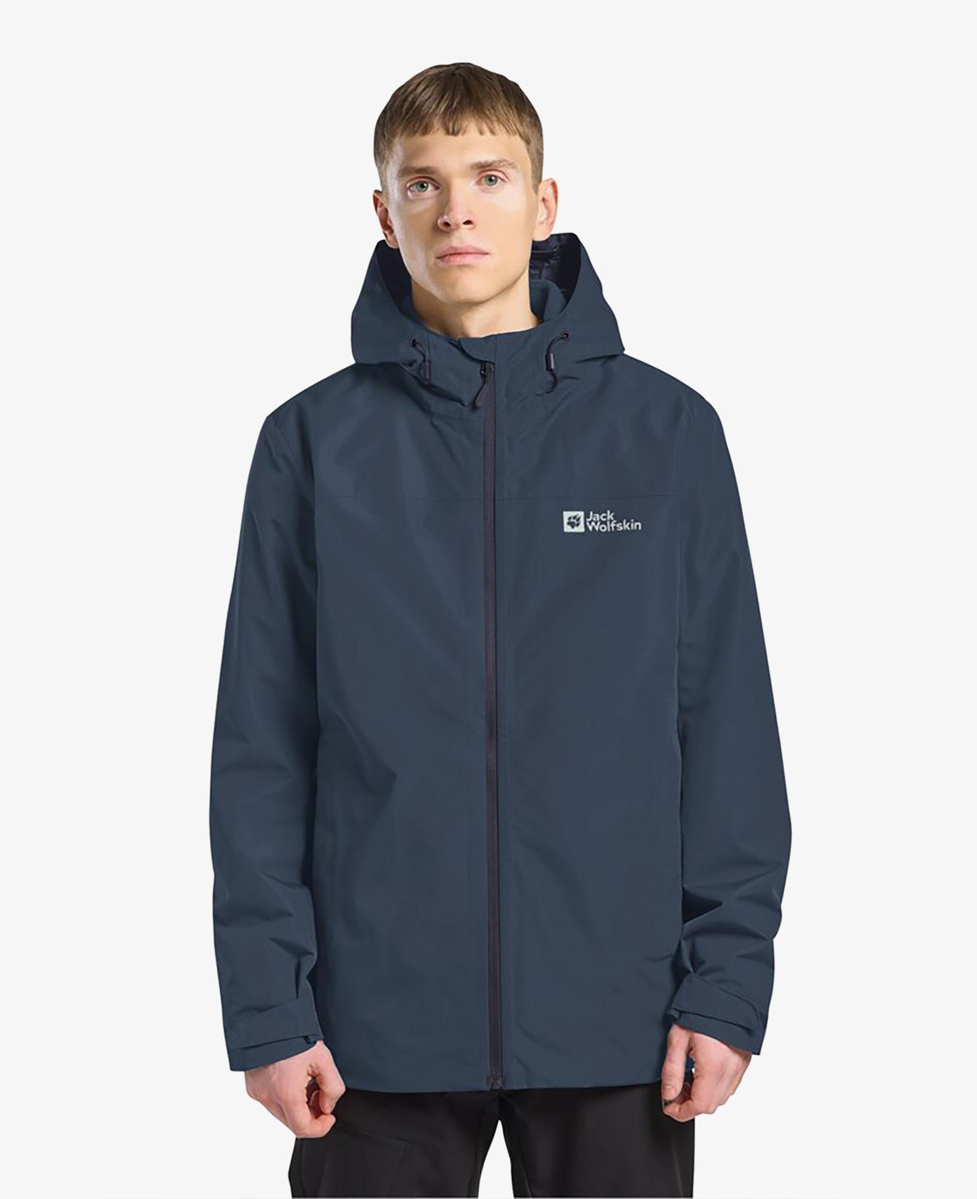 Jack Wolfskin Taubenberg 3In1 Lacivert Erkek Ceket