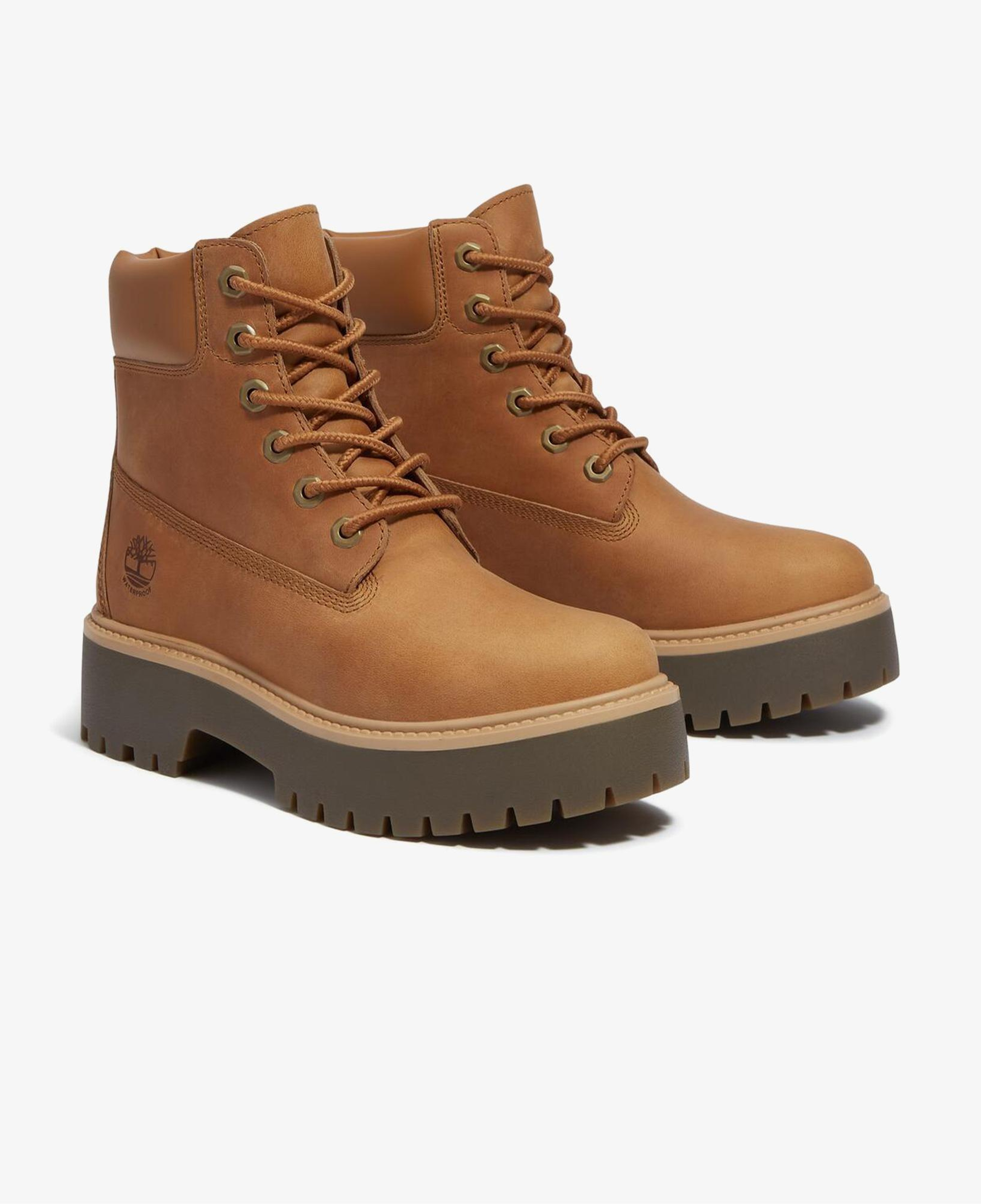 Timberland Stone Street 6 Inch Lace Up Waterproof Kadın Sarı Bot