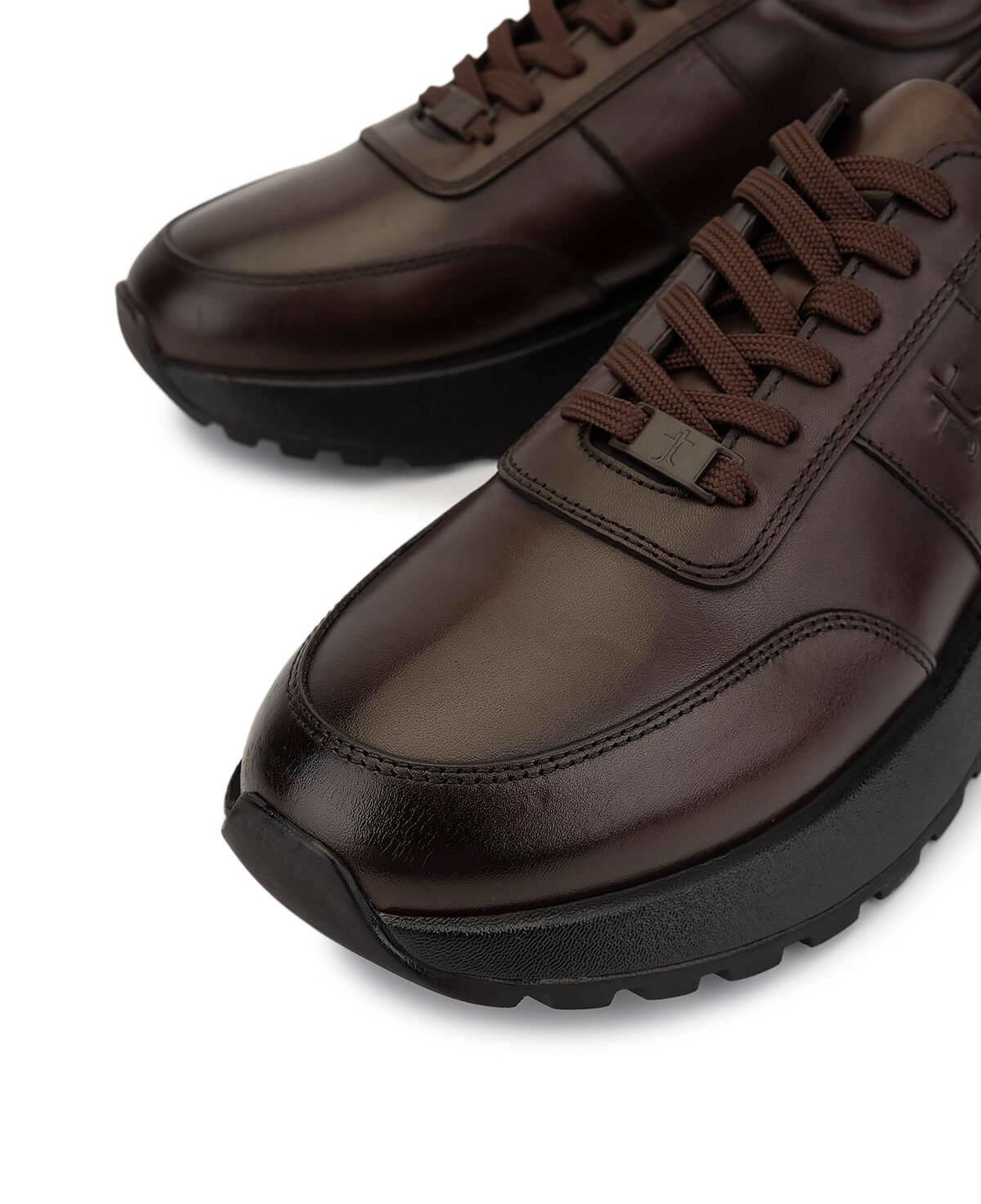 Tamer Tanca Erkek Hakiki Deri Kahverengi Sneakers & Spor Ayakkabı