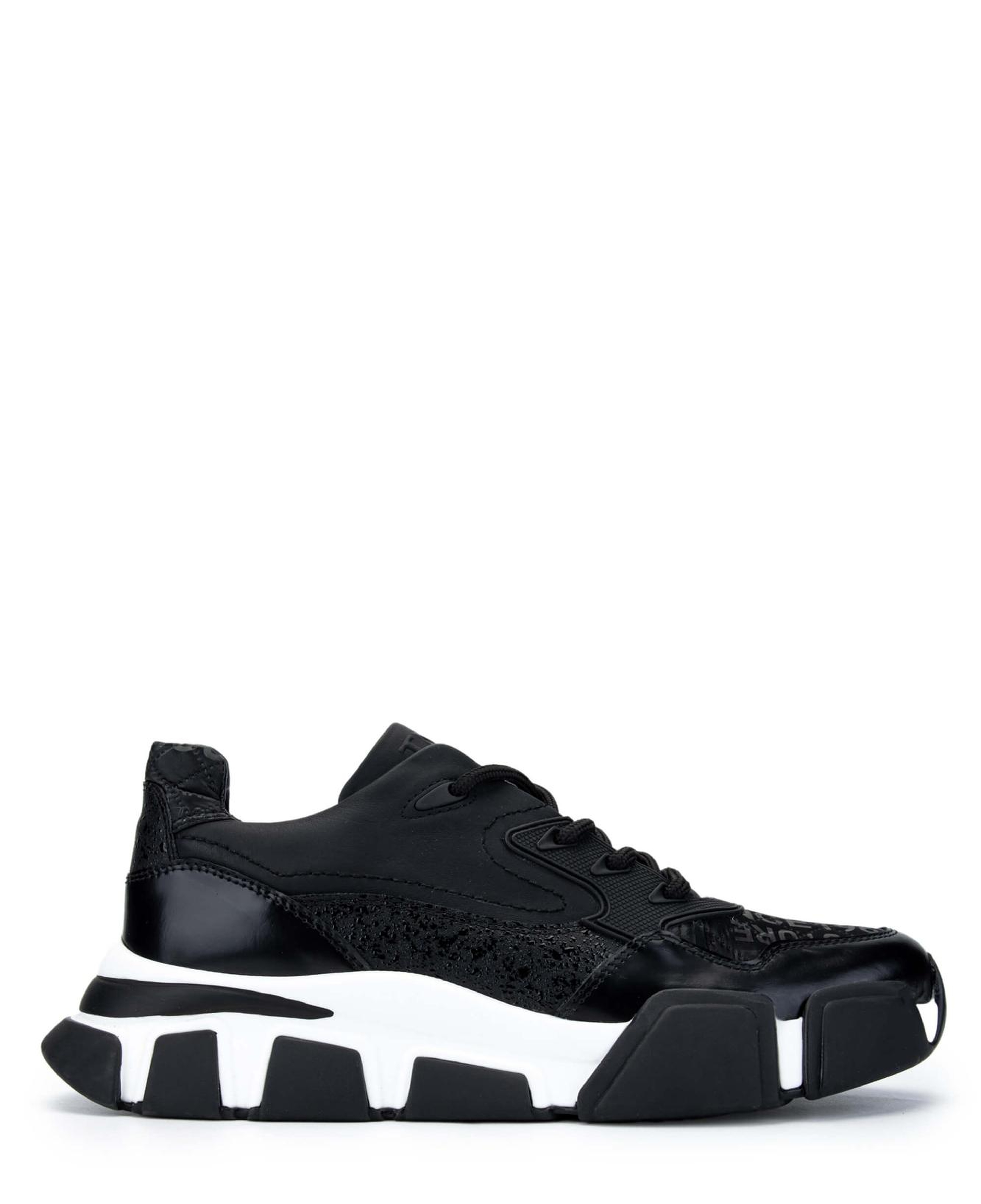 Tamer Tanca Erkek Hakiki Deri Siyah Sneakers & Spor Ayakkabı