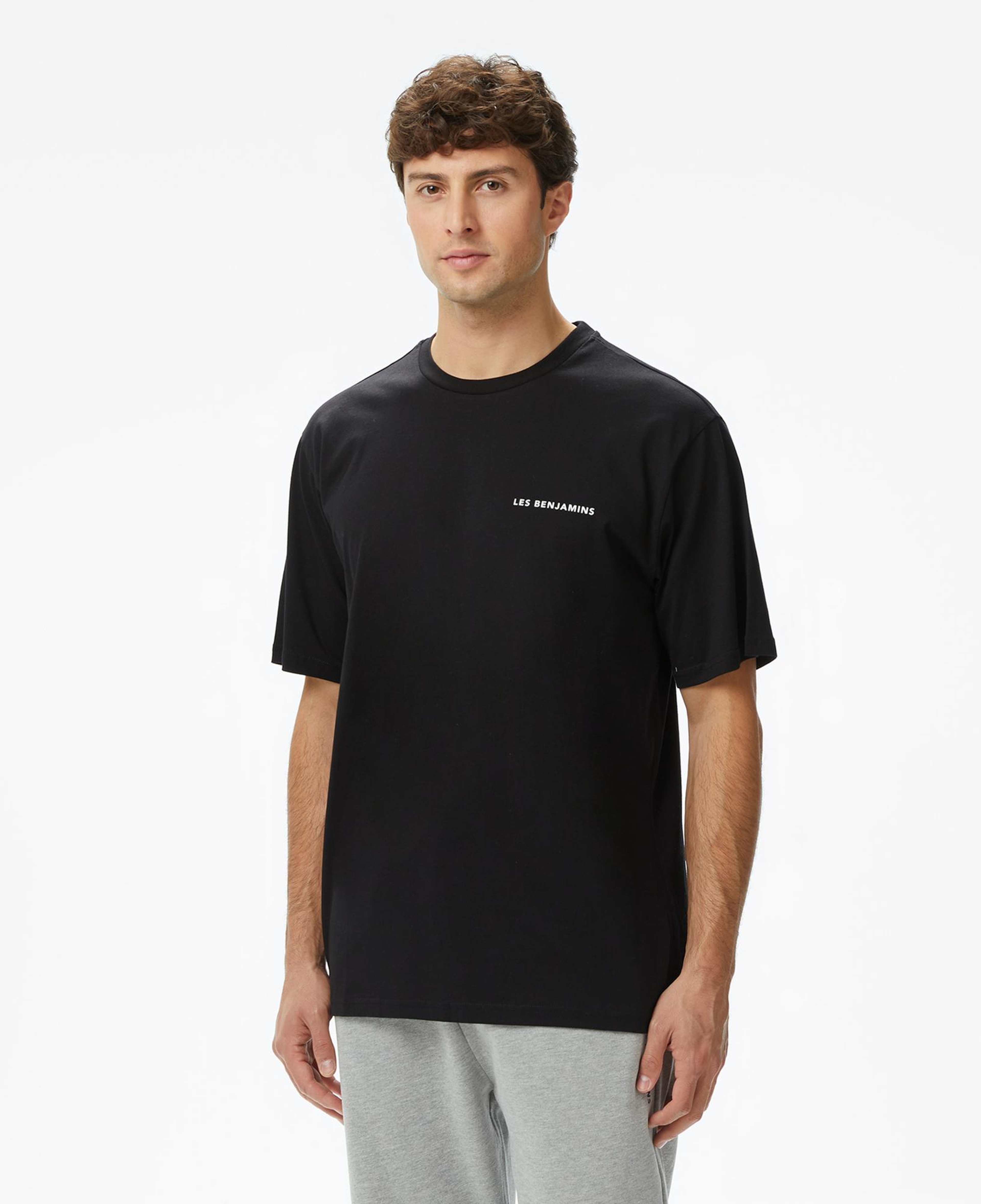 Les Benjamins Erkek Siyah T-Shirt