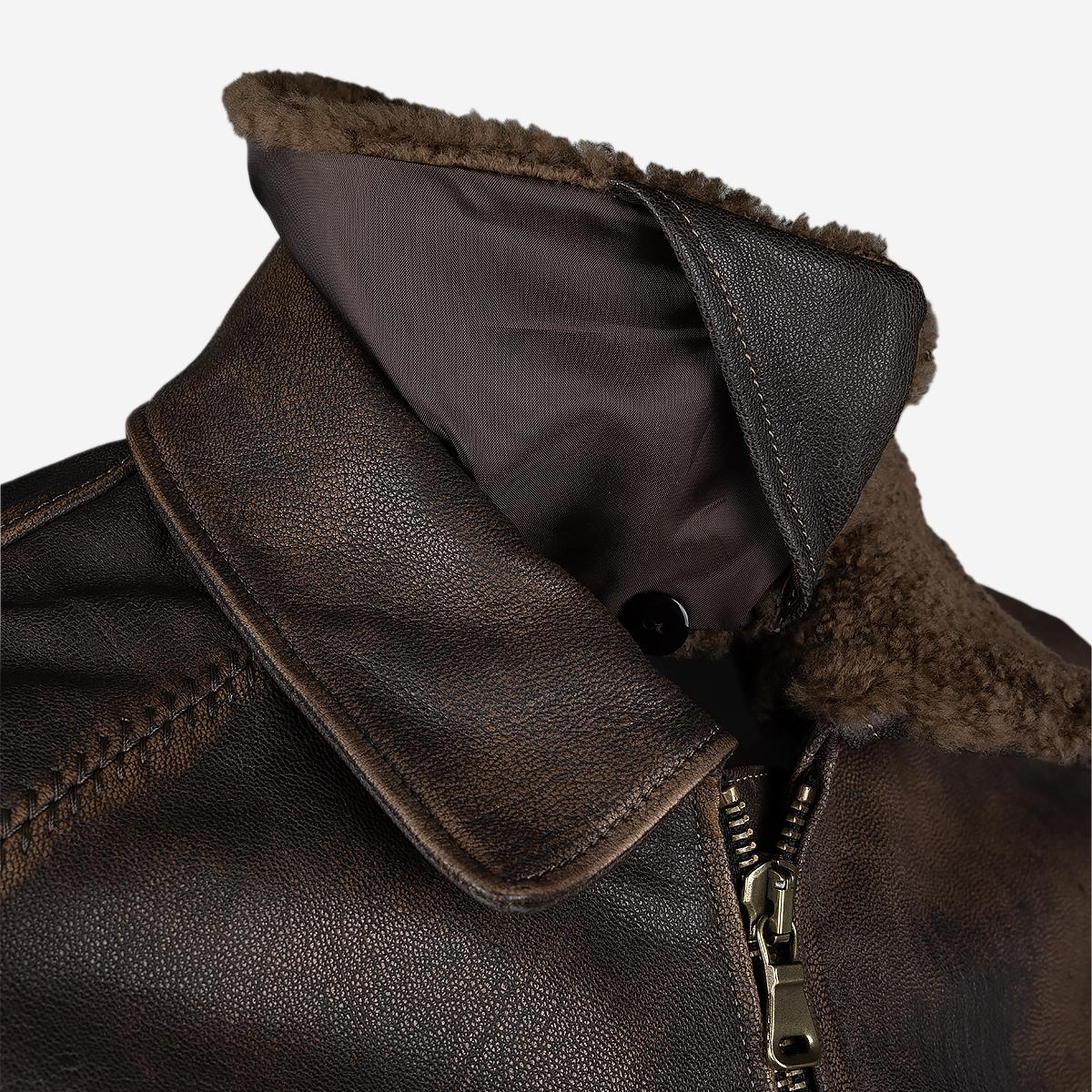 Valmenti Erkek Hakiki Deri Viski Eskitme Deri Mont