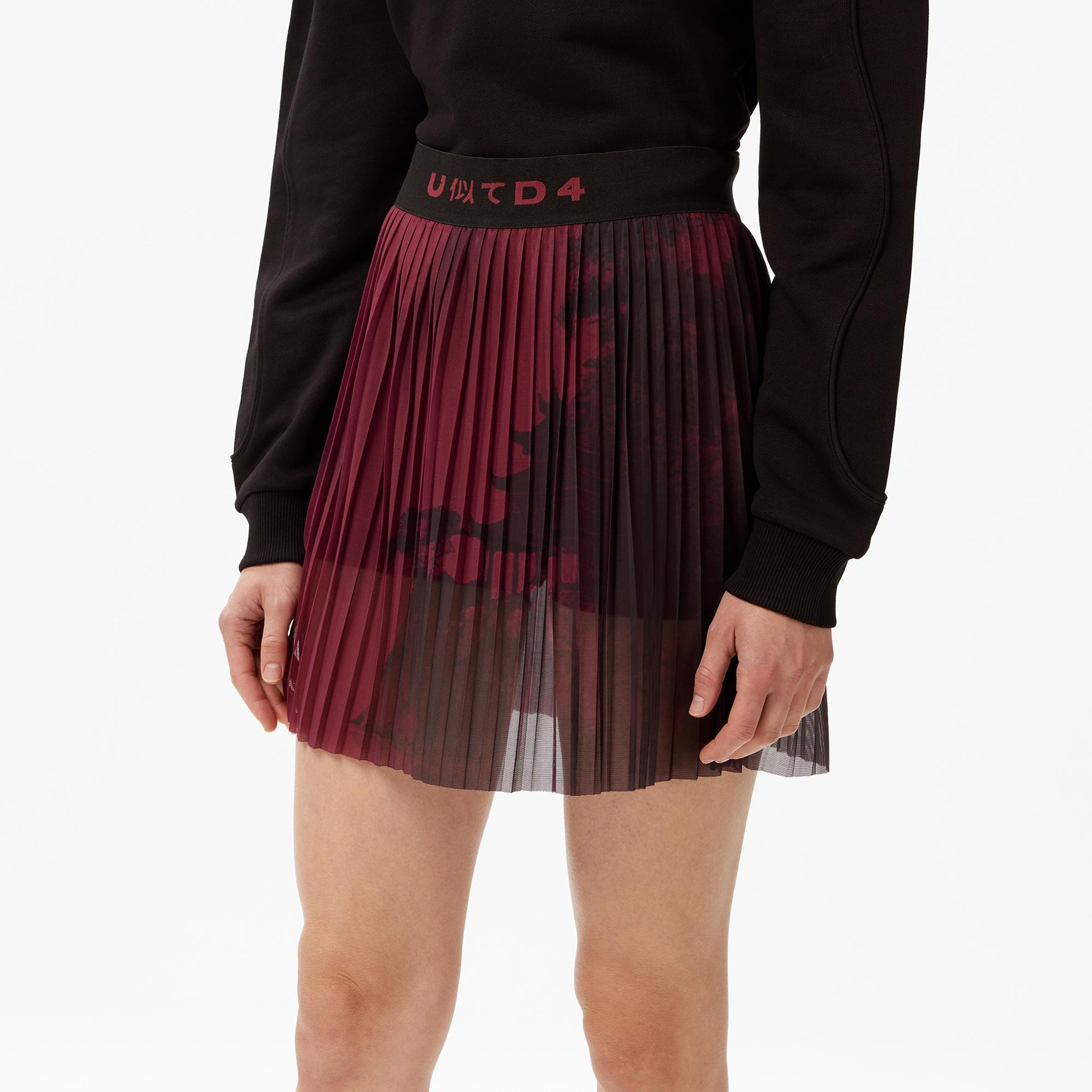 UNITED4 Kadın Bordo Etek