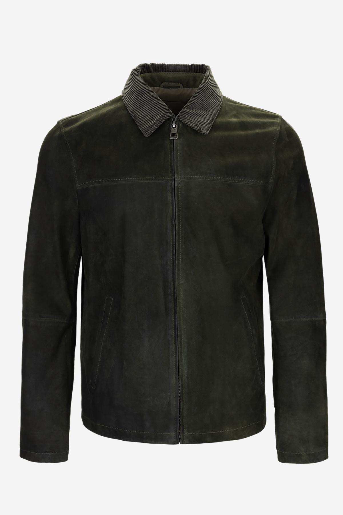 Valmenti Erkek Hakiki Deri Haki Deri Mont