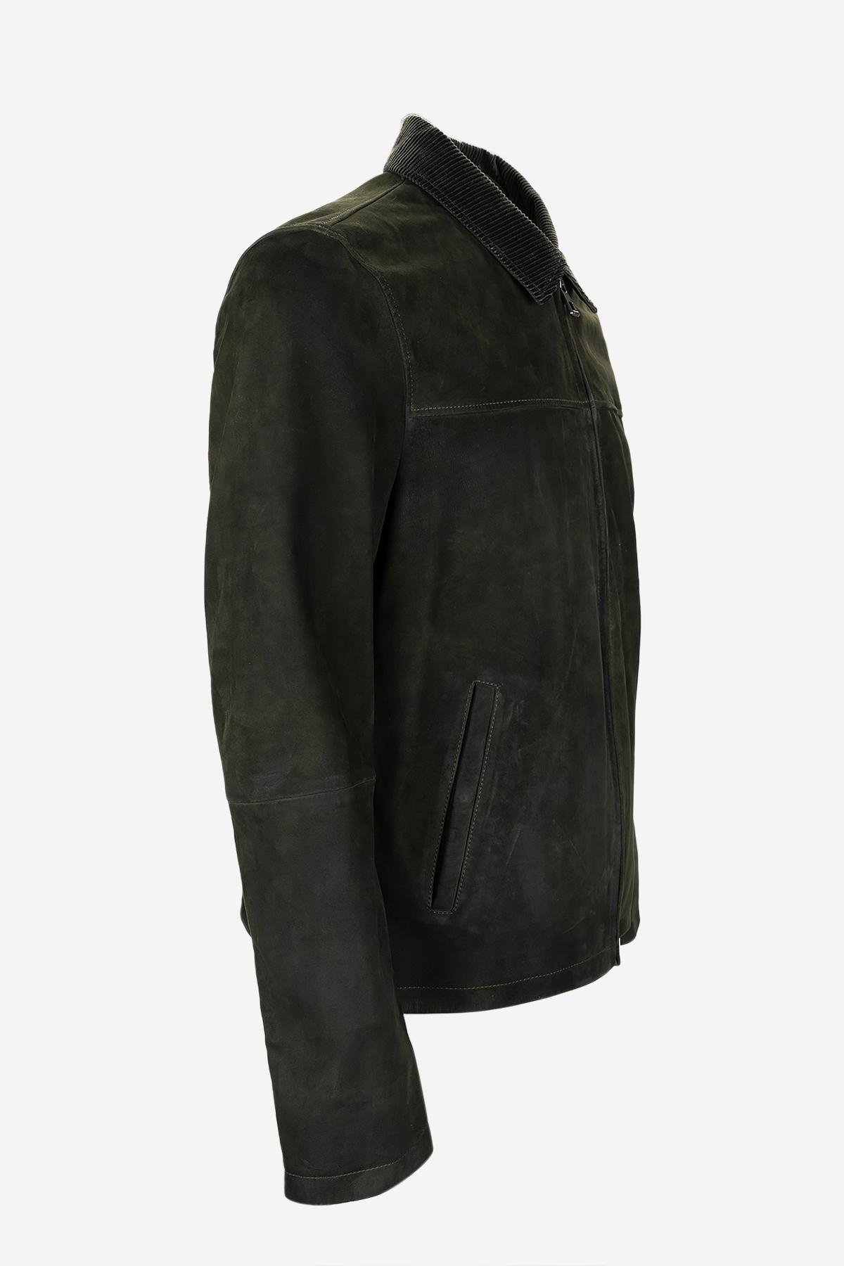 Valmenti Erkek Hakiki Deri Haki Deri Mont