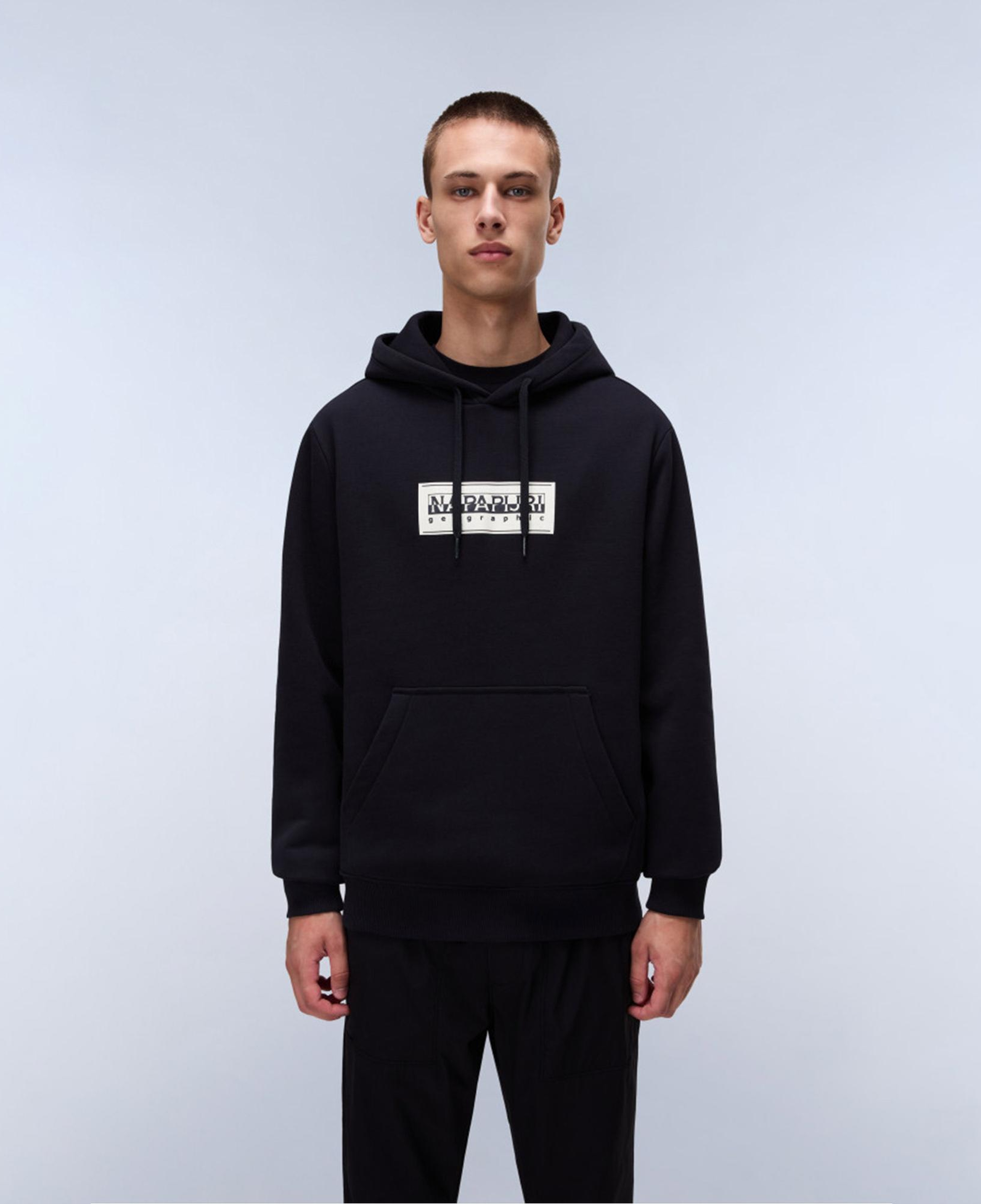 Napapijri B-Box Erkek Siyah Sweatshirt