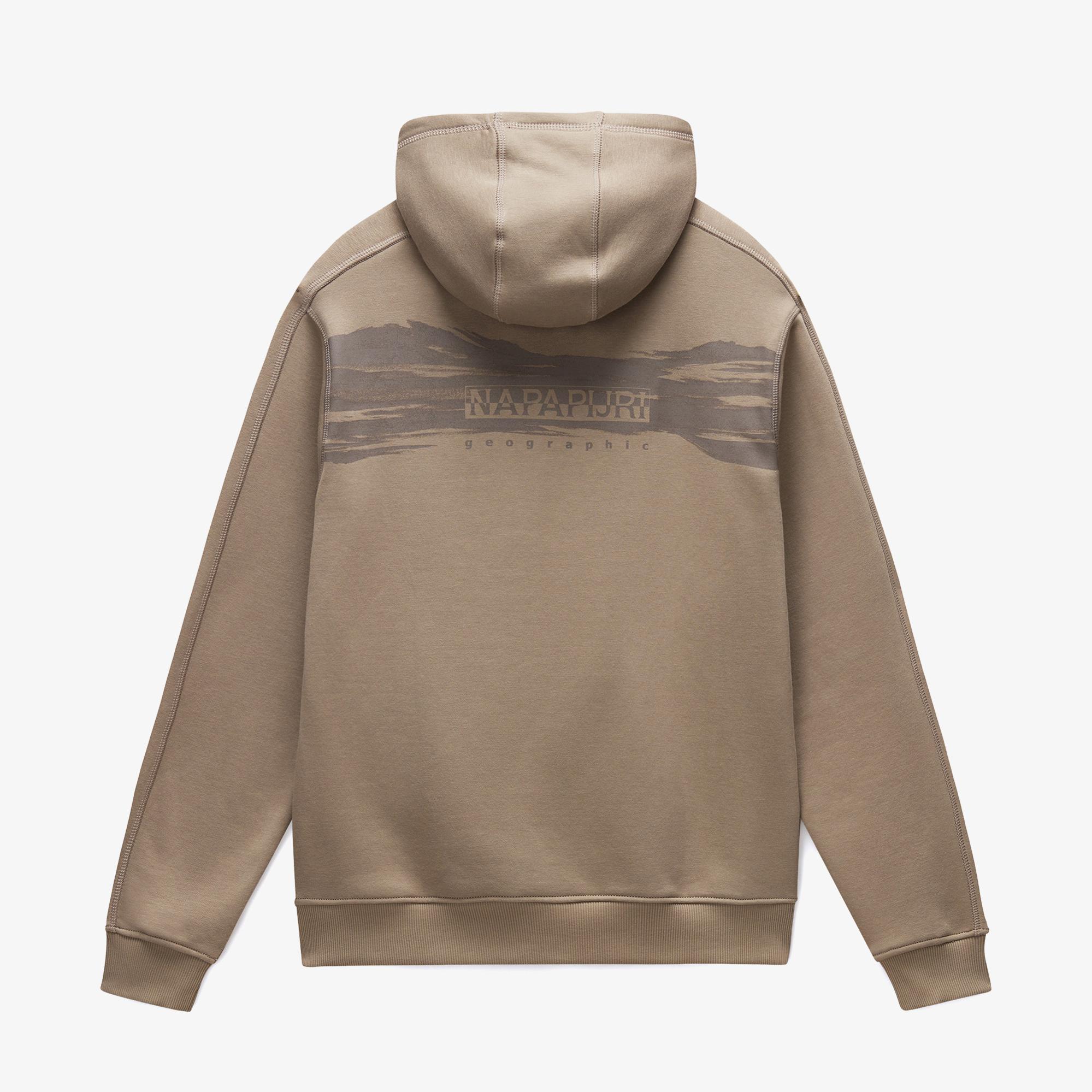 Napapijri B-Back Graphic Erkek Yeşil Sweatshirt