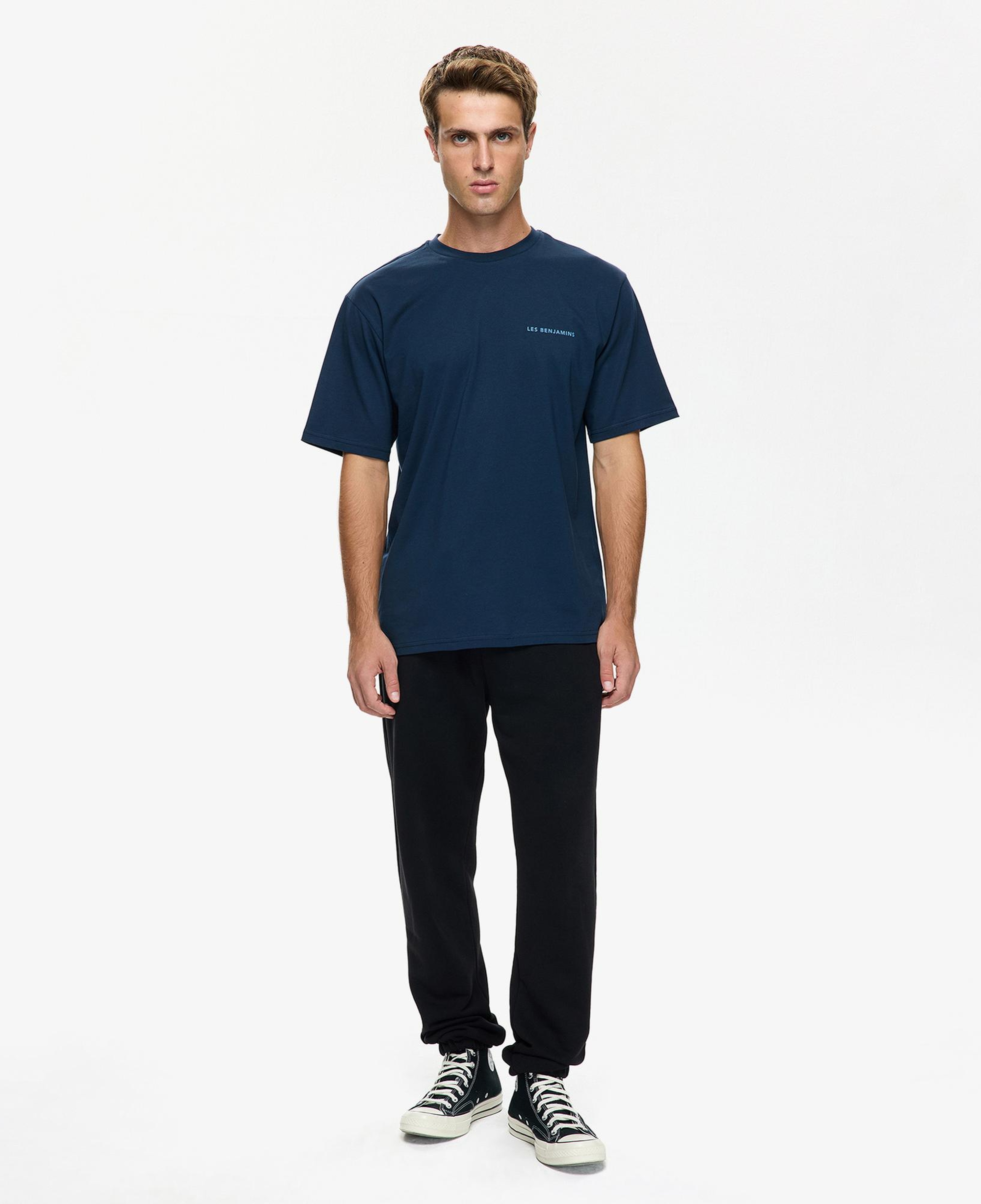 Les Benjamins Erkek Mavi T-Shirt